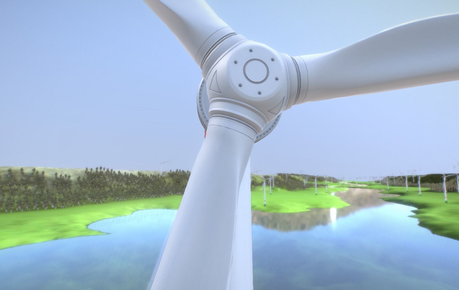 Windturbines Large Package 3D Model Collection_96