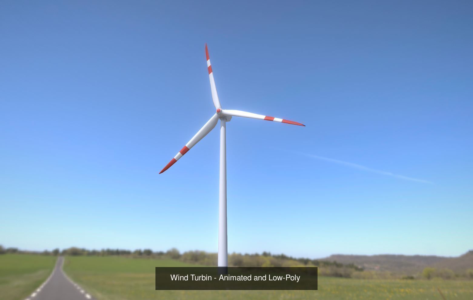 Windturbines Large Package 3D Model Collection_10