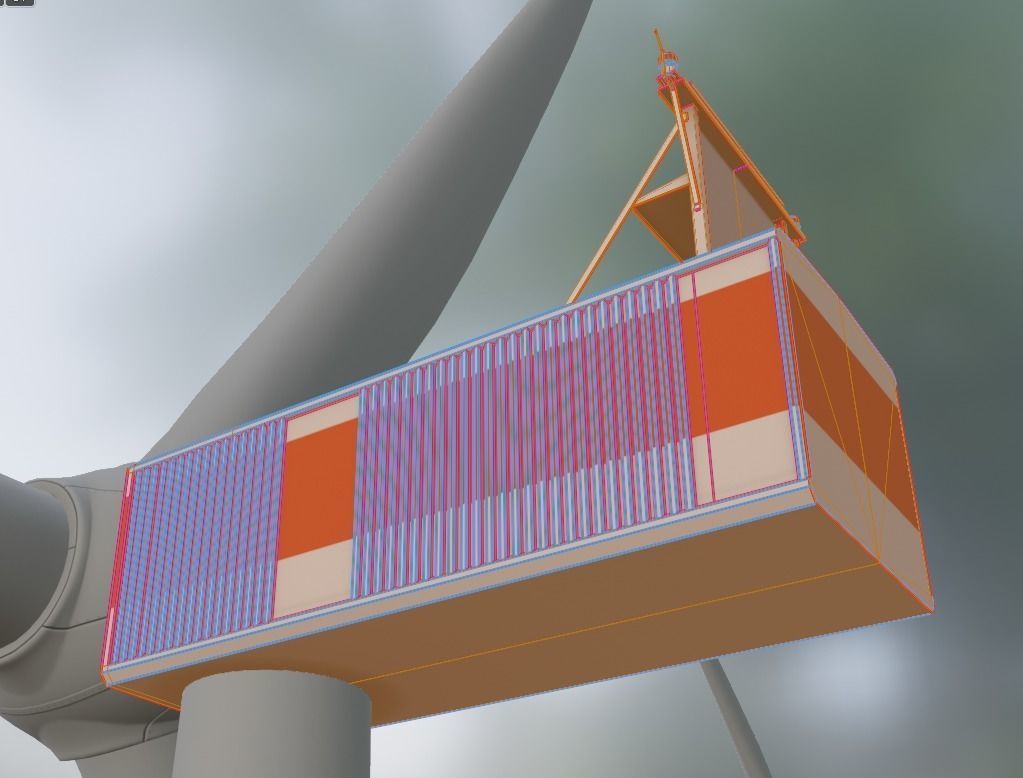 Windturbines Large Package 3D Model Collection_54