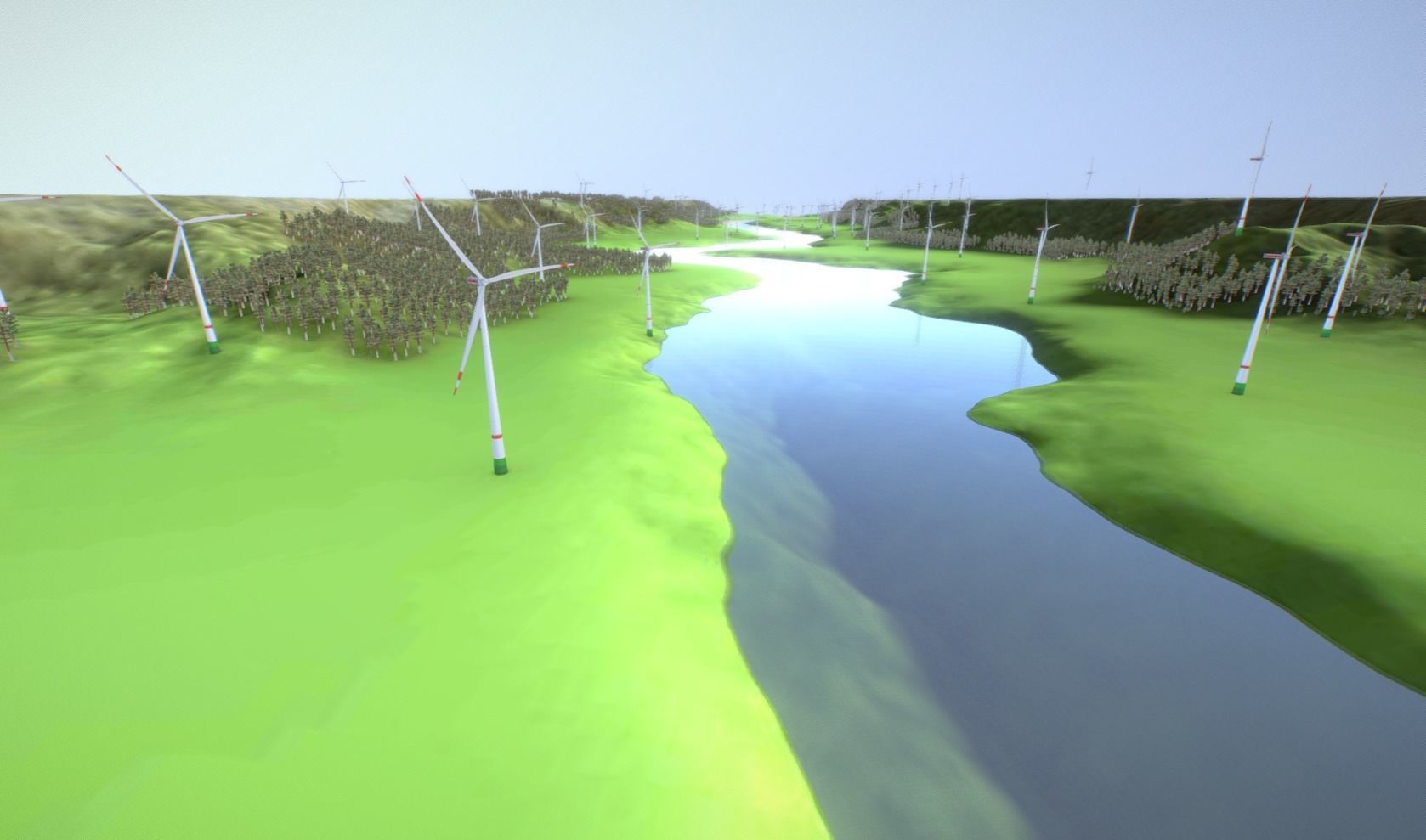 Windturbines Large Package 3D Model Collection_89