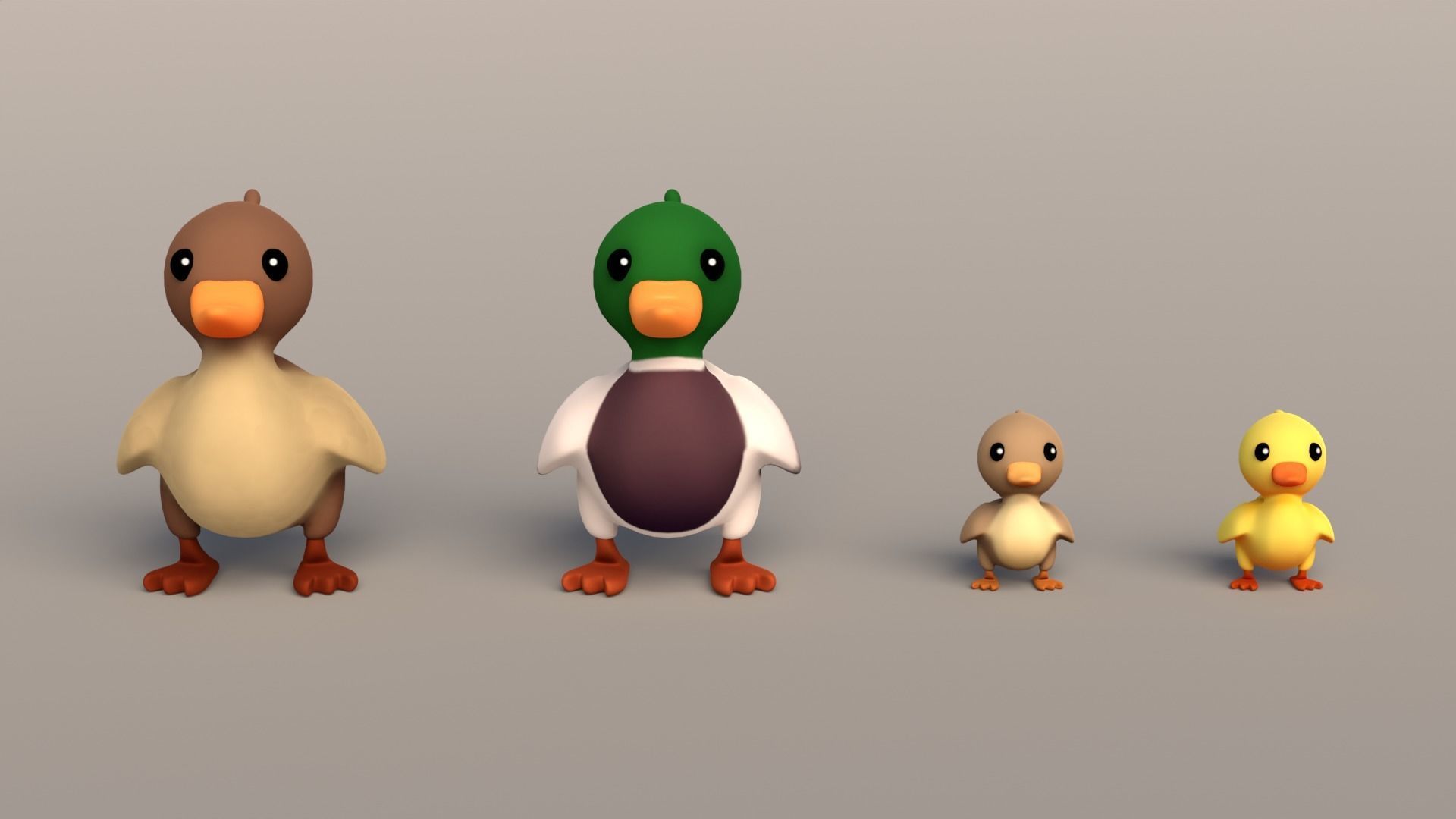3D model Farm Animals Pack Low-poly 3D model_4
