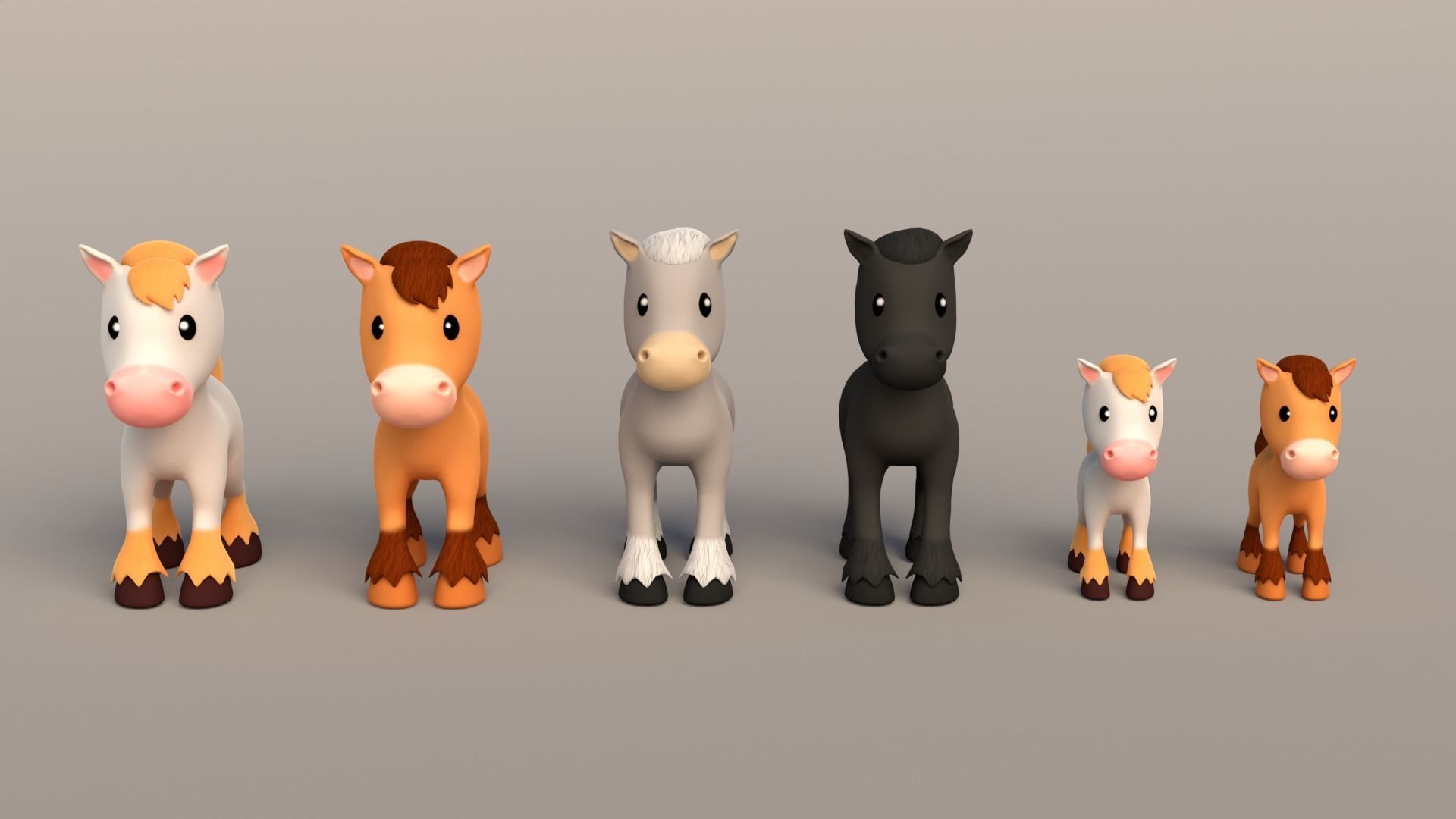 3D model Farm Animals Pack Low-poly 3D model_8