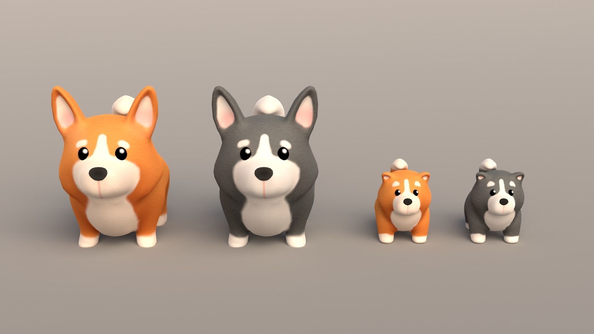 3D model Farm Animals Pack Low-poly 3D model_2