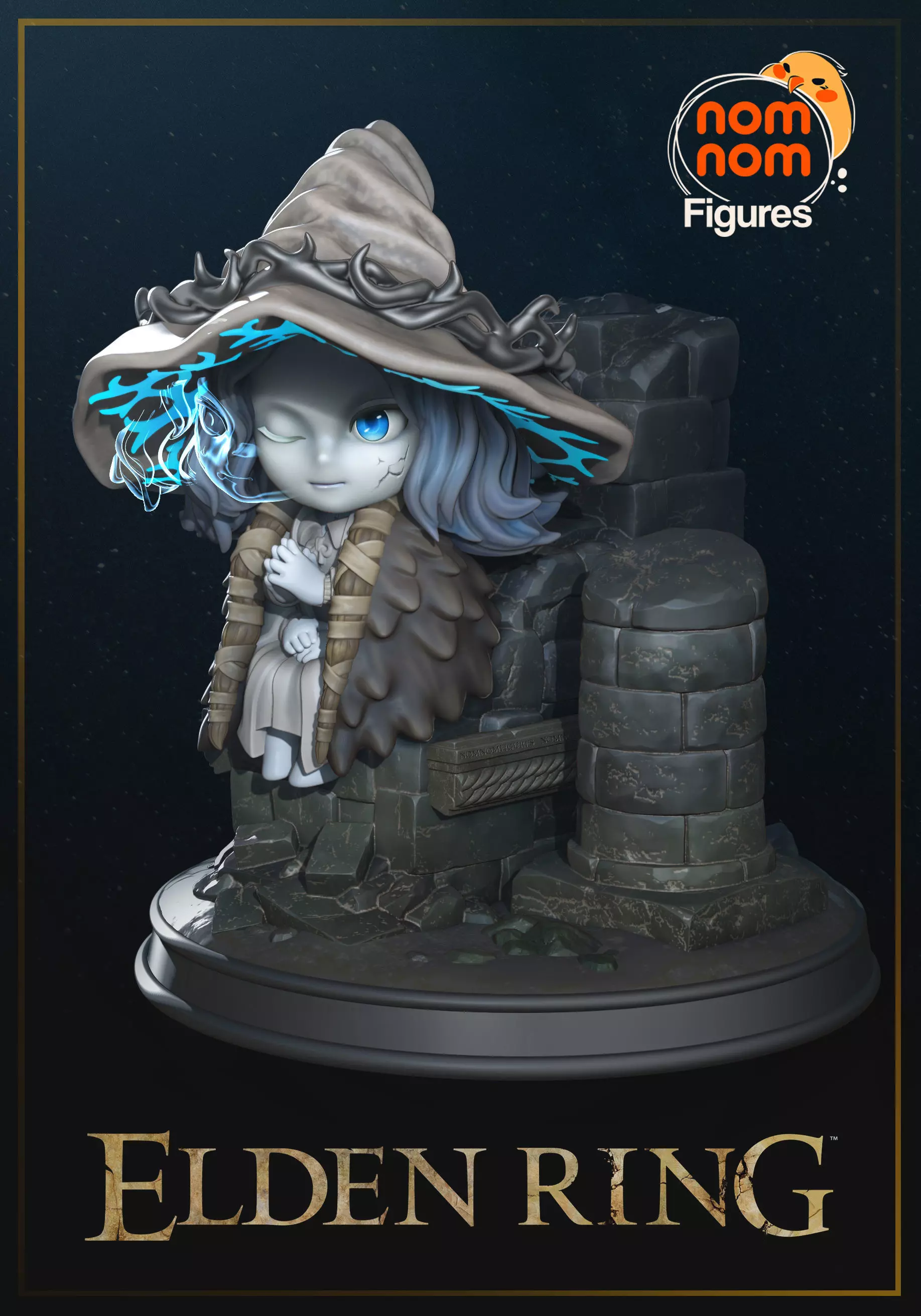 Chibi Ranni from Elden Ring 3D print model_0