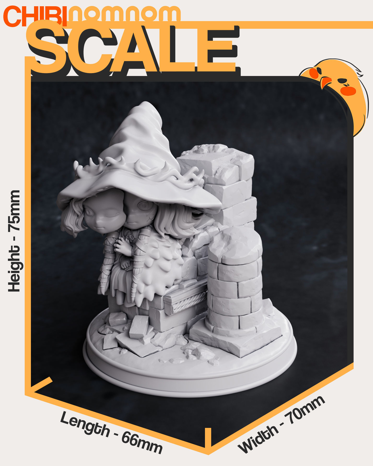 Chibi Ranni from Elden Ring 3D print model_2