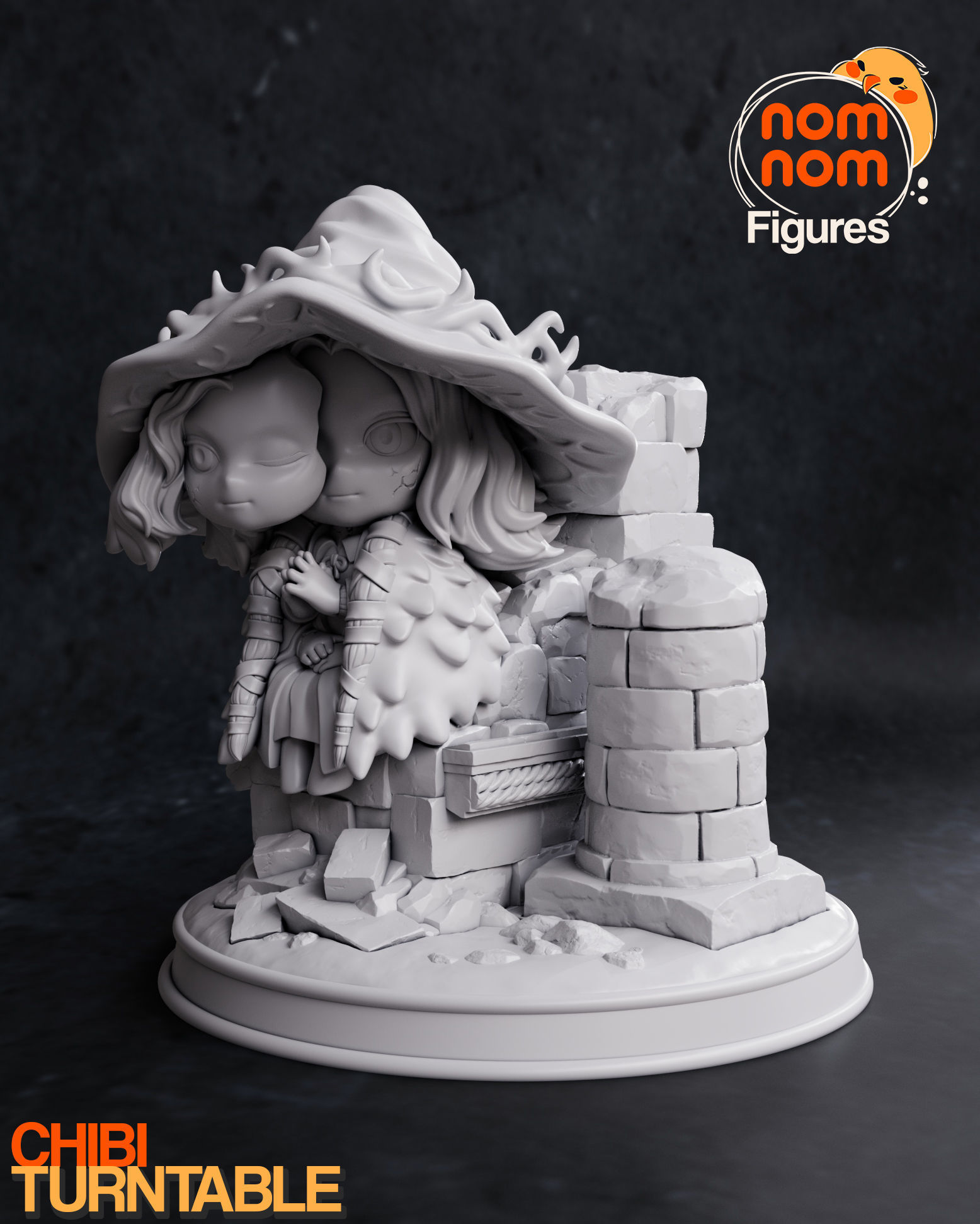 Chibi Ranni from Elden Ring 3D print model_4