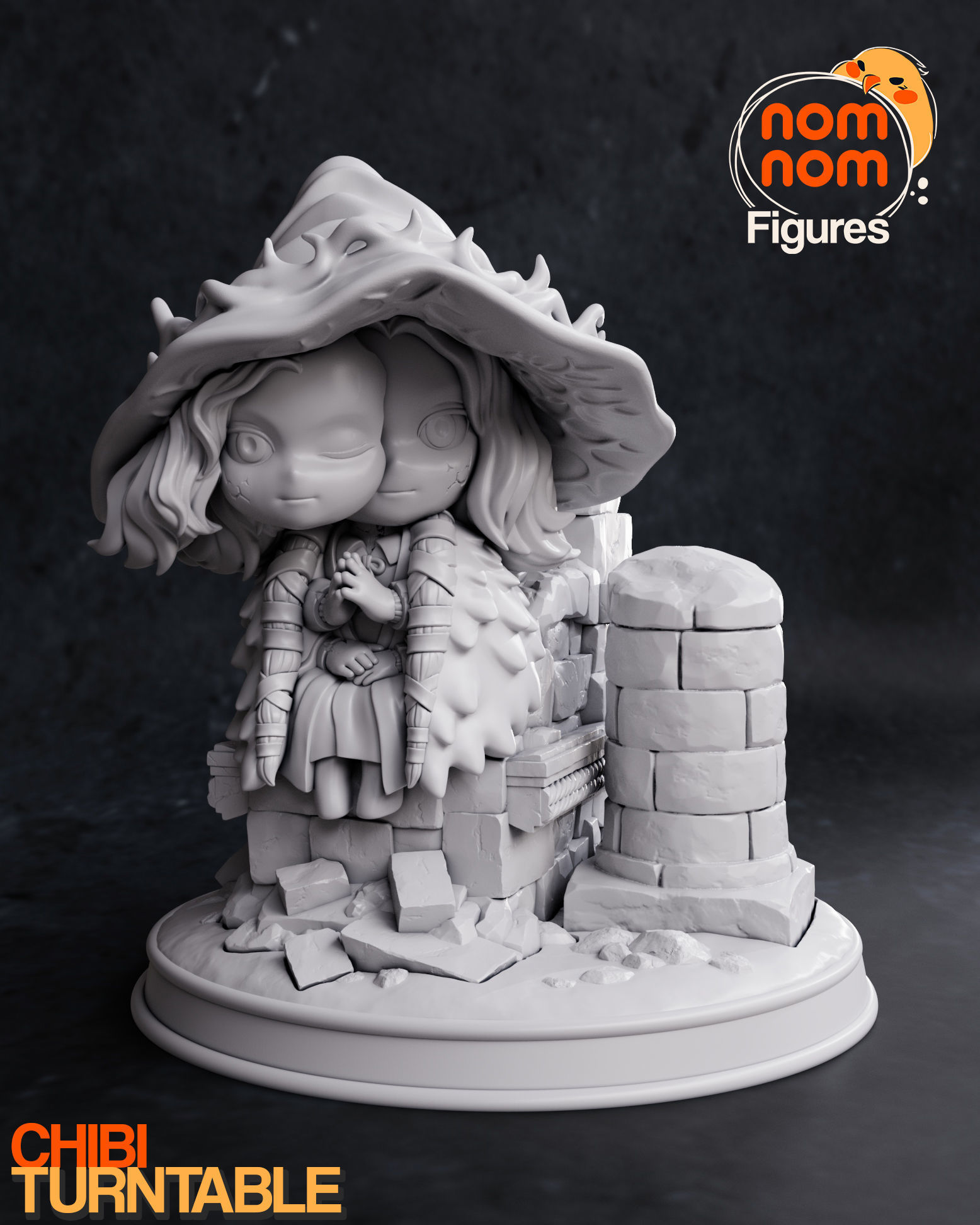 Chibi Ranni from Elden Ring 3D print model_5