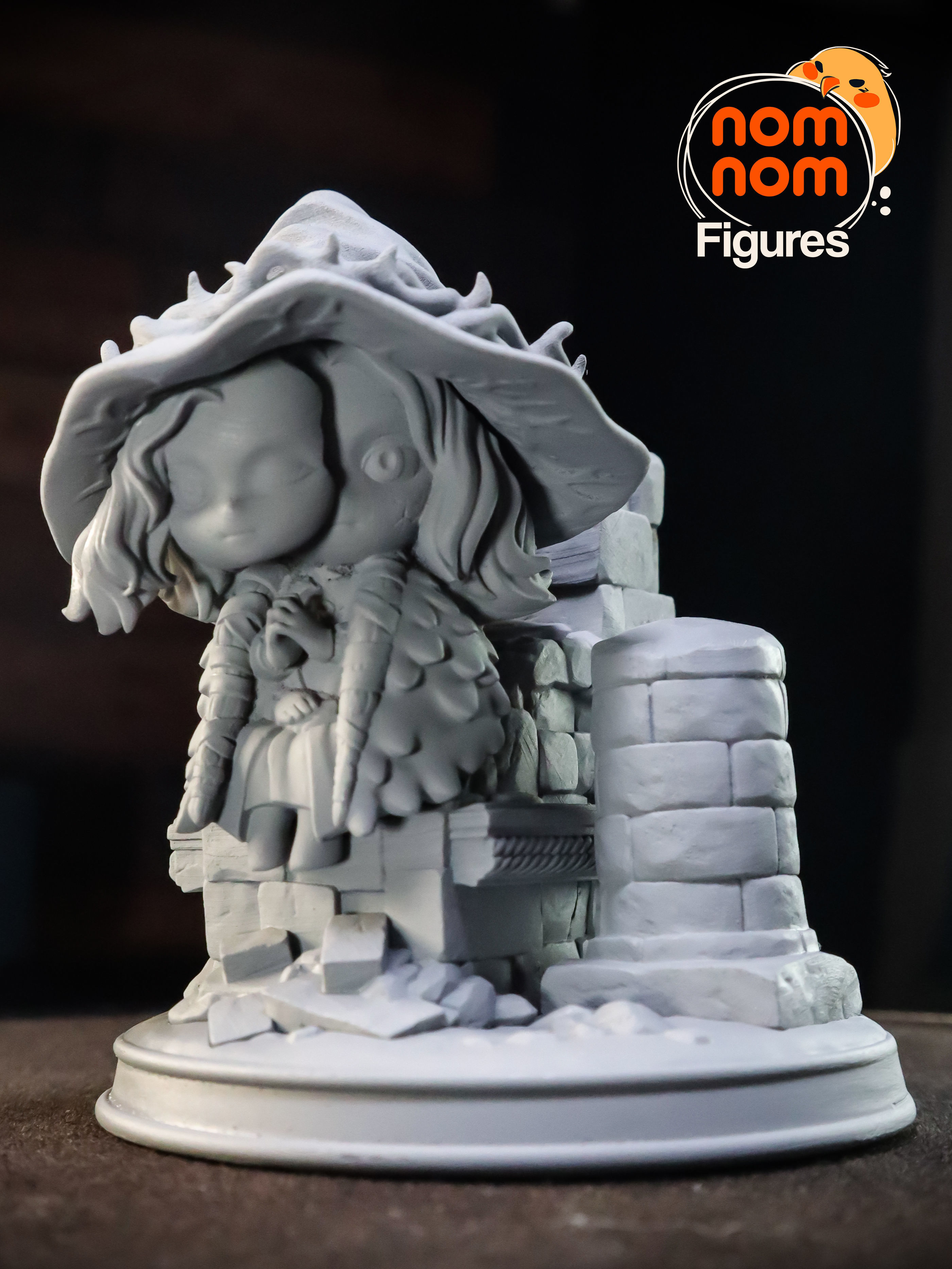 Chibi Ranni from Elden Ring 3D print model_3