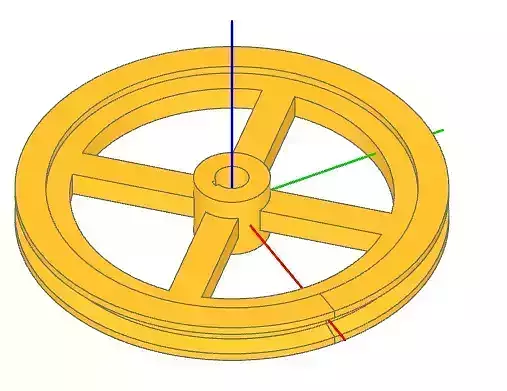 Wheel 3D print model