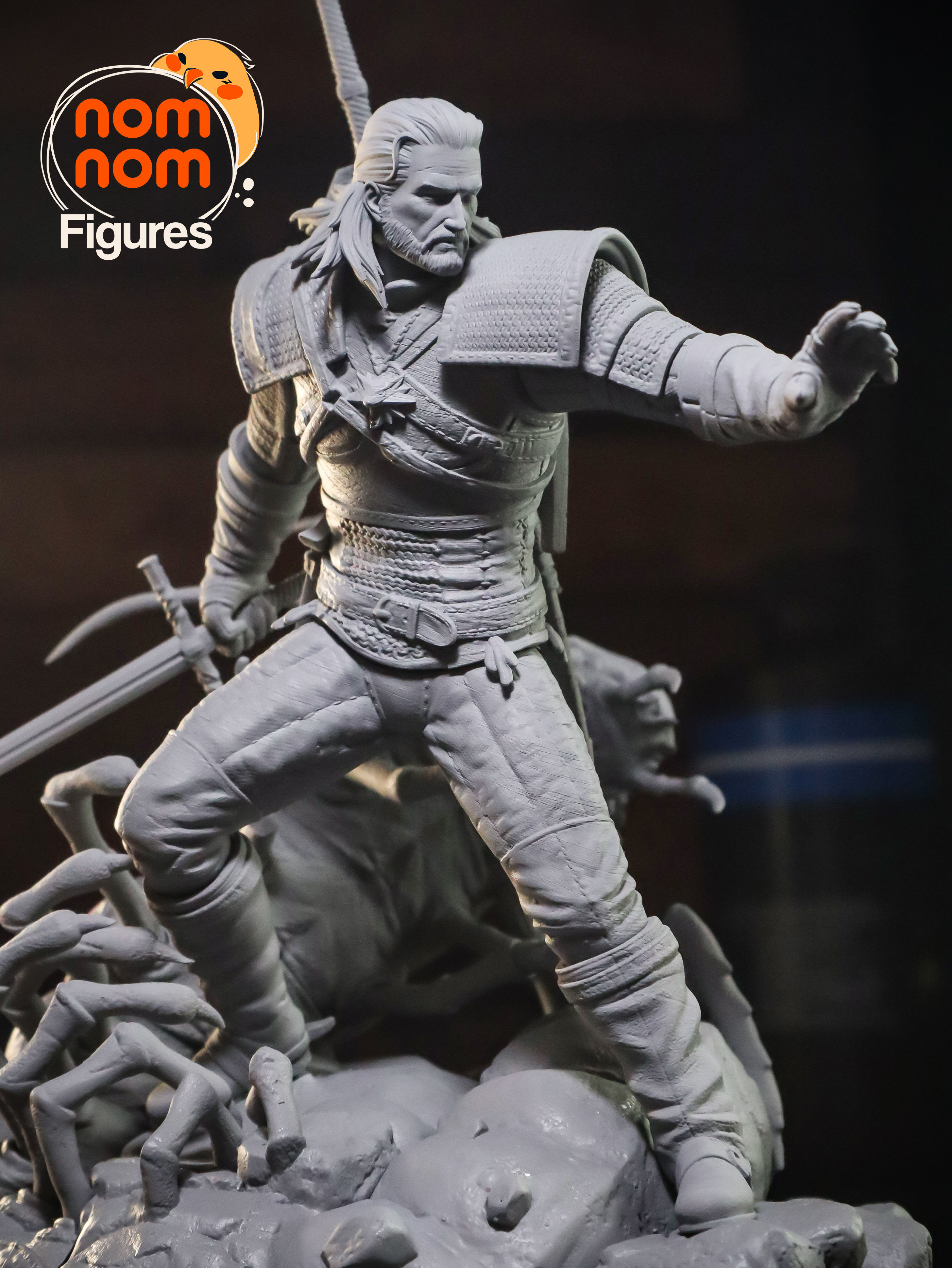 Geralt from The Witcher 3D print model_16