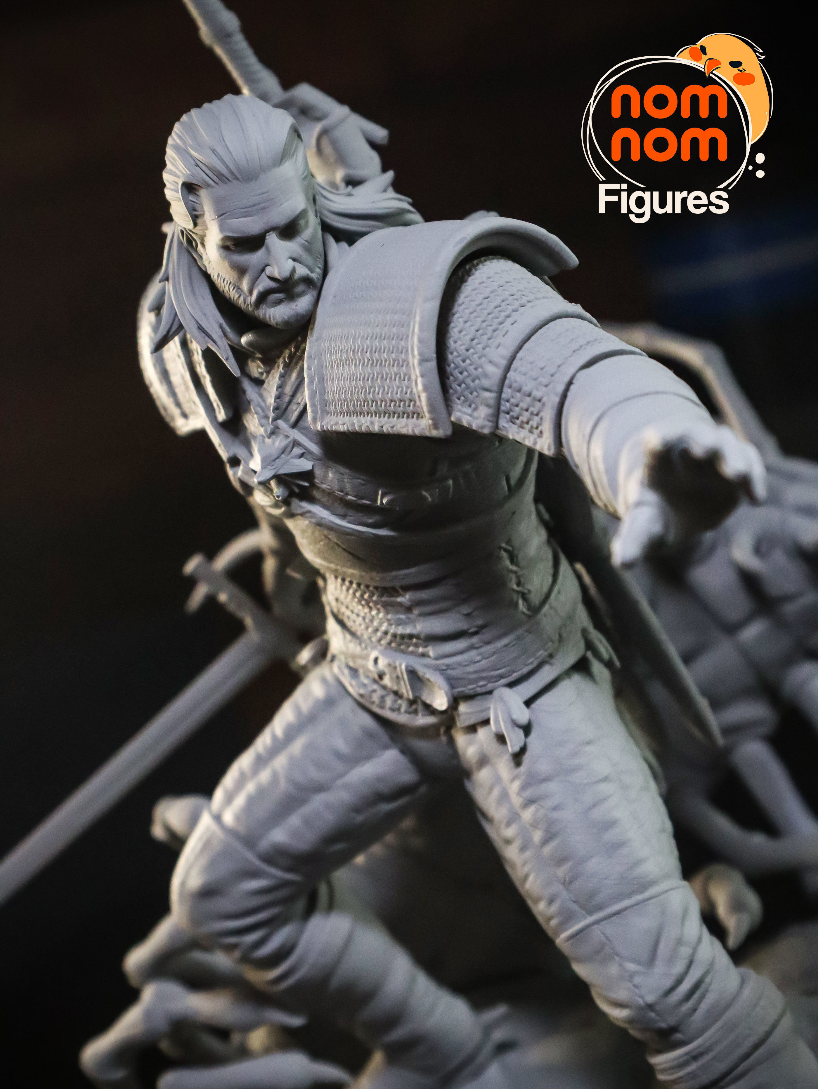 Geralt from The Witcher 3D print model_15