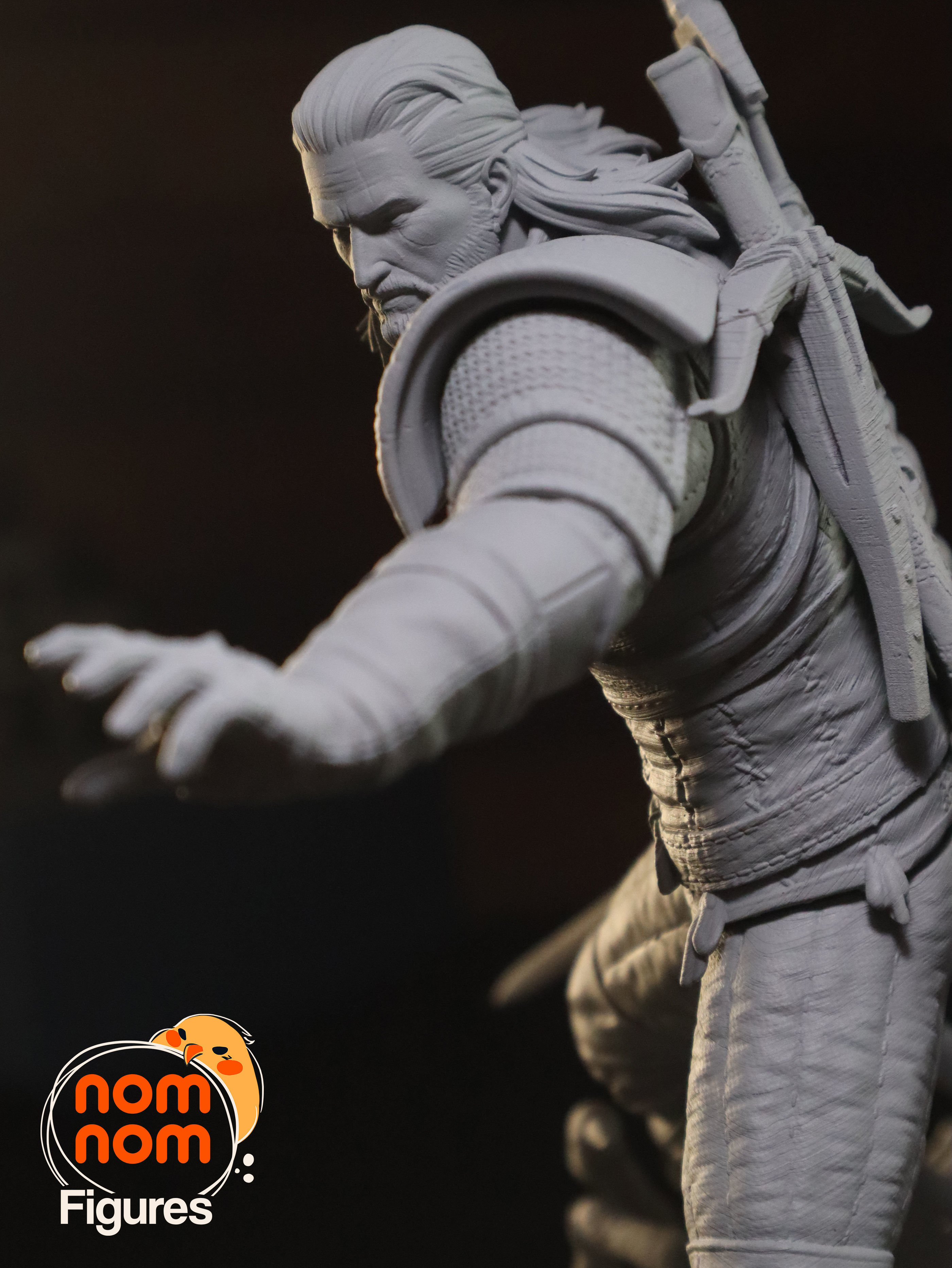 Geralt from The Witcher 3D print model_17