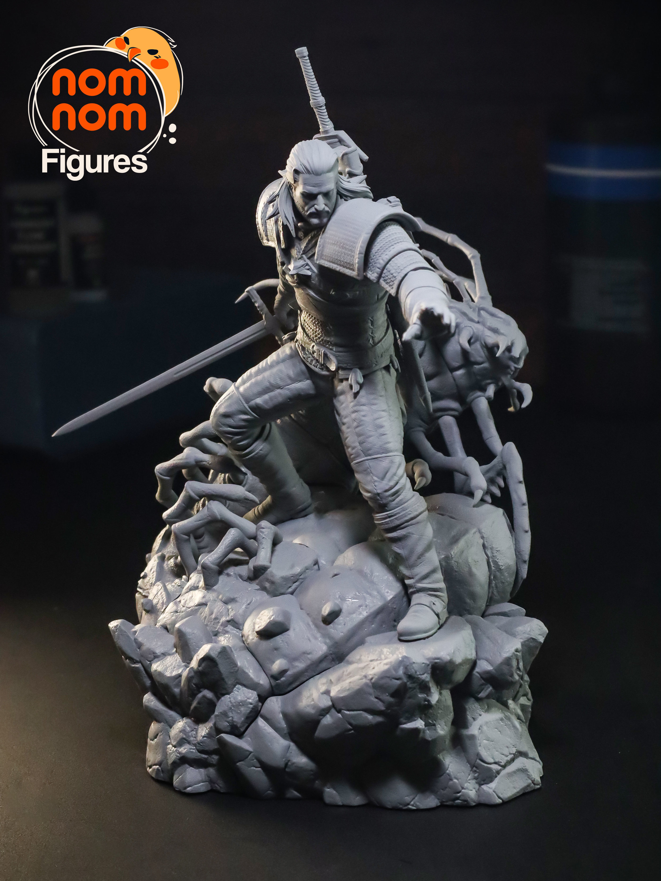Geralt from The Witcher 3D print model_9