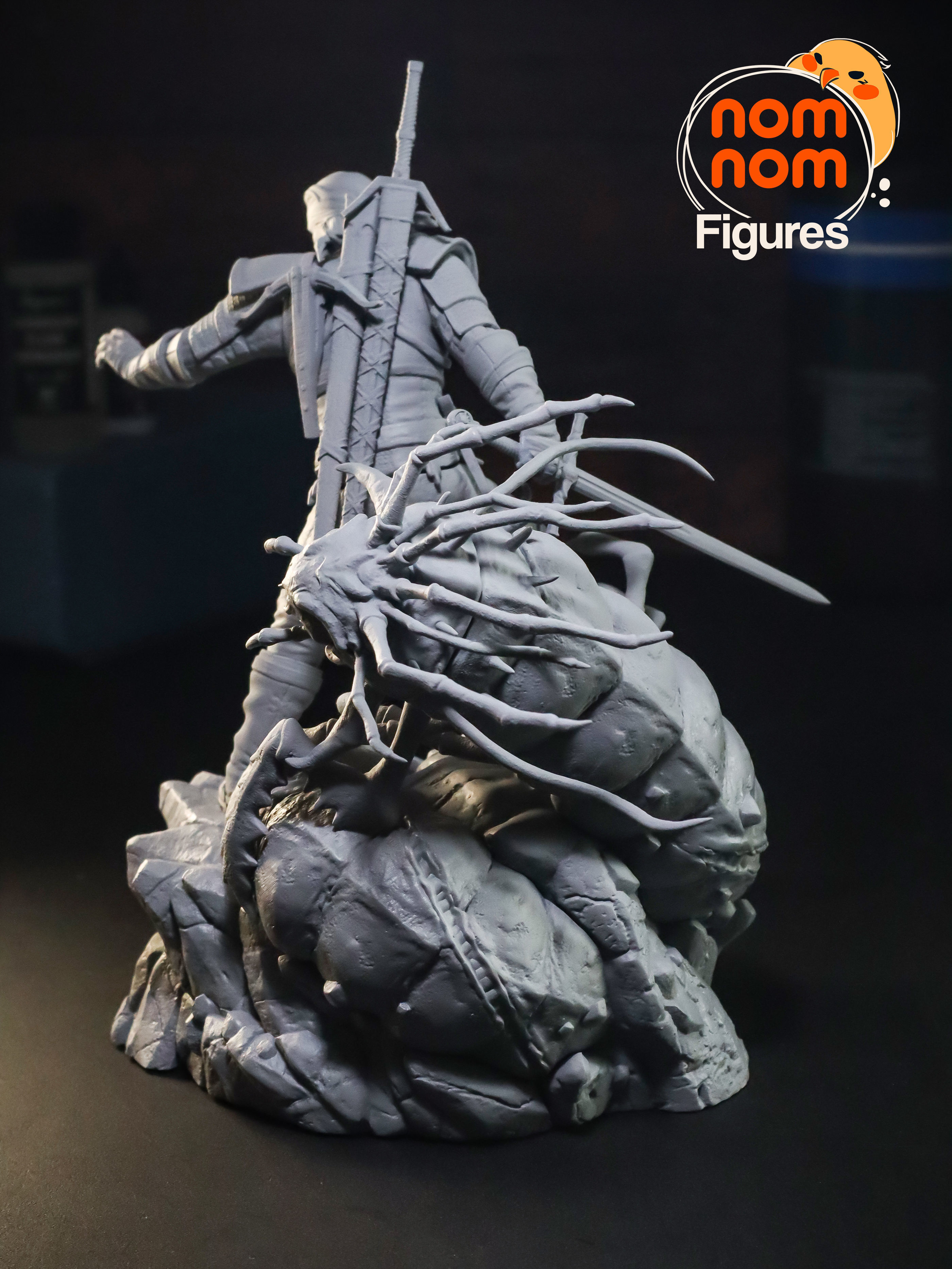 Geralt from The Witcher 3D print model_13