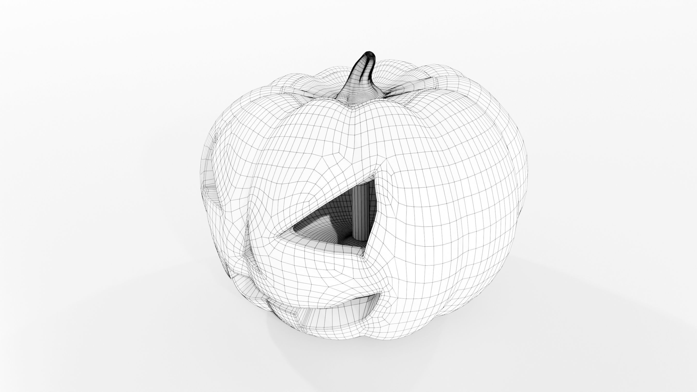 Halloween Pumpkin 3D model_19
