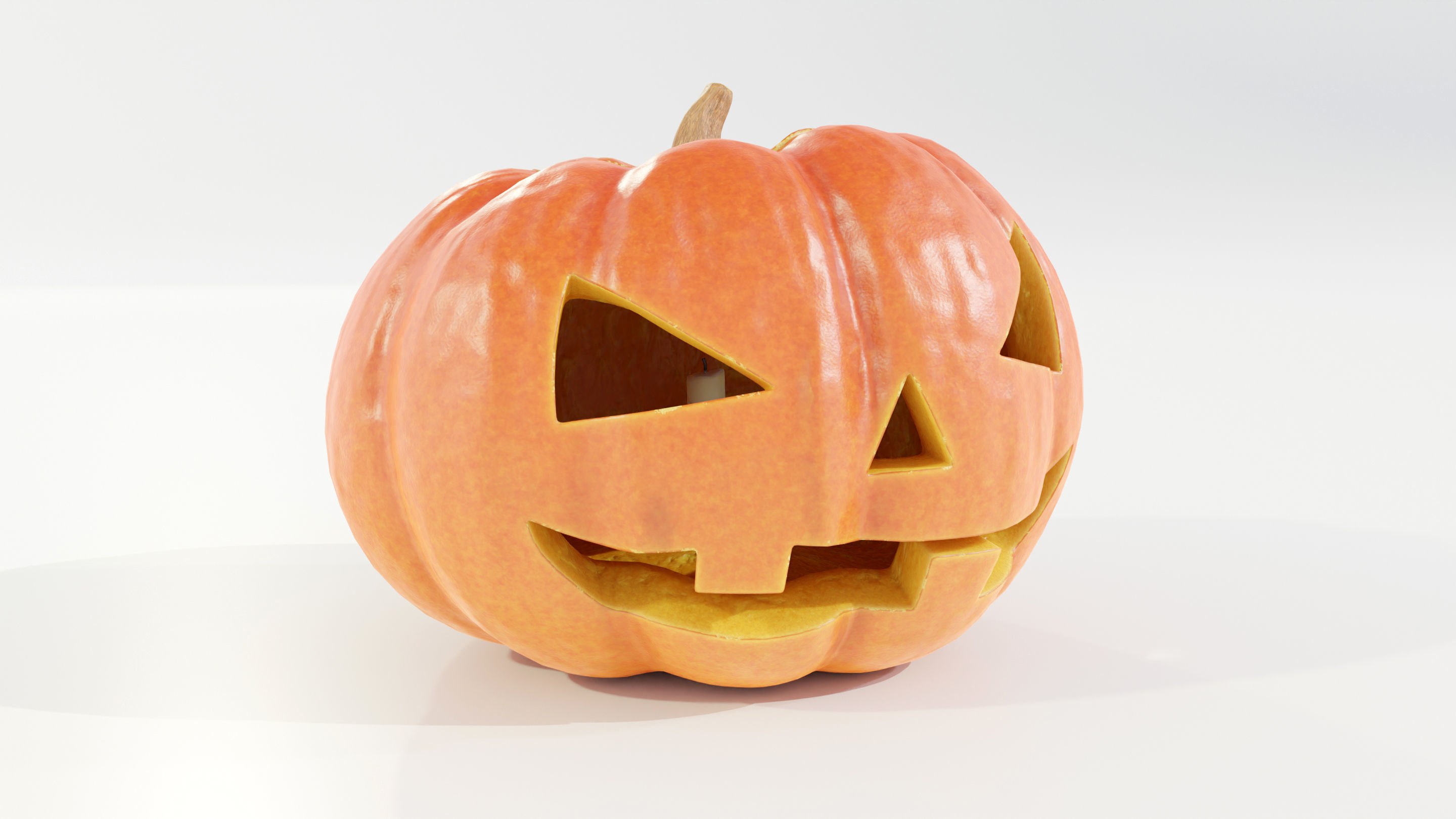 Halloween Pumpkin 3D model_8