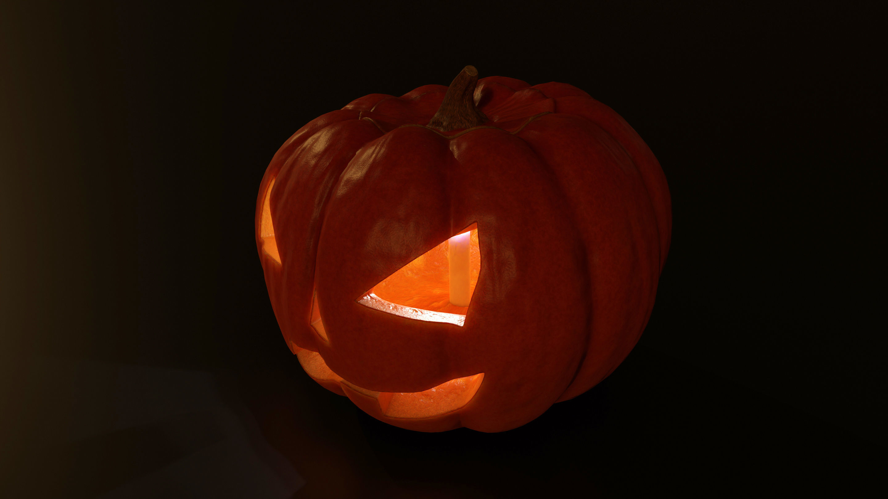 Halloween Pumpkin 3D model_5