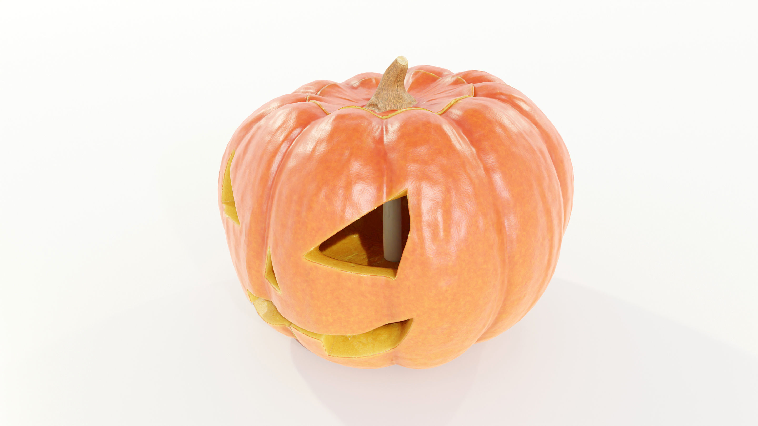 Halloween Pumpkin 3D model_4