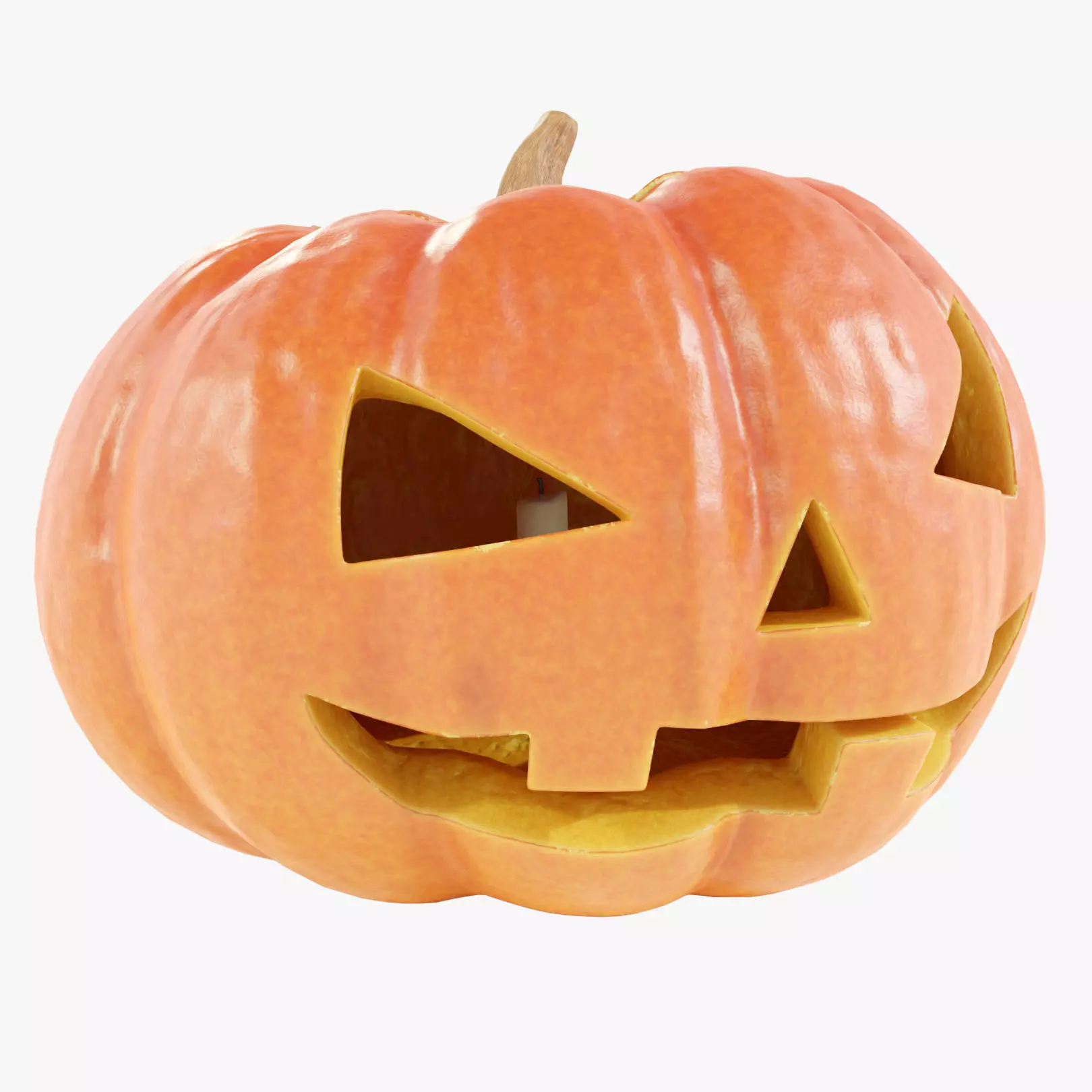 Halloween Pumpkin 3D model_0