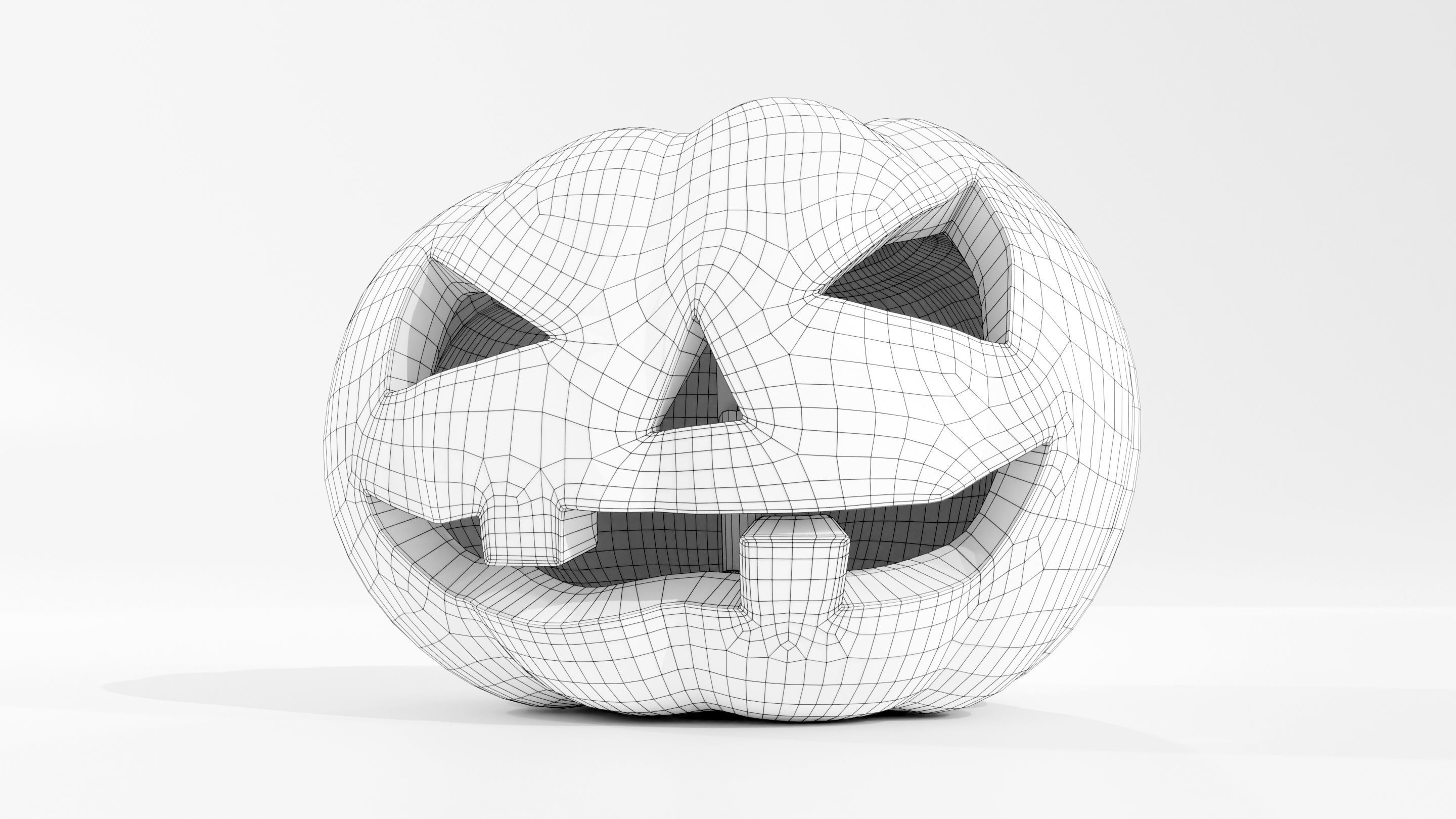 Halloween Pumpkin 3D model_23