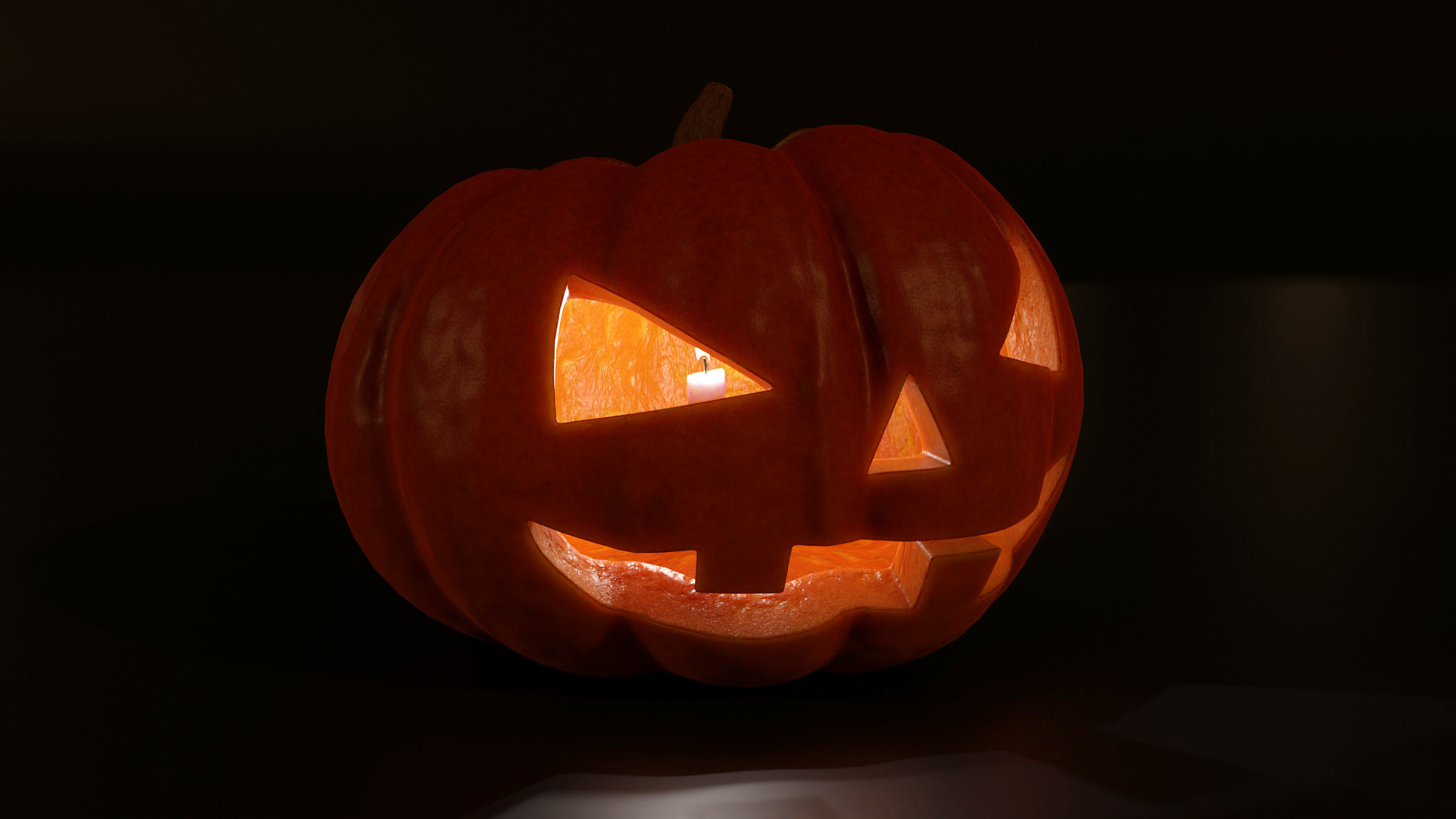 Halloween Pumpkin 3D model_9