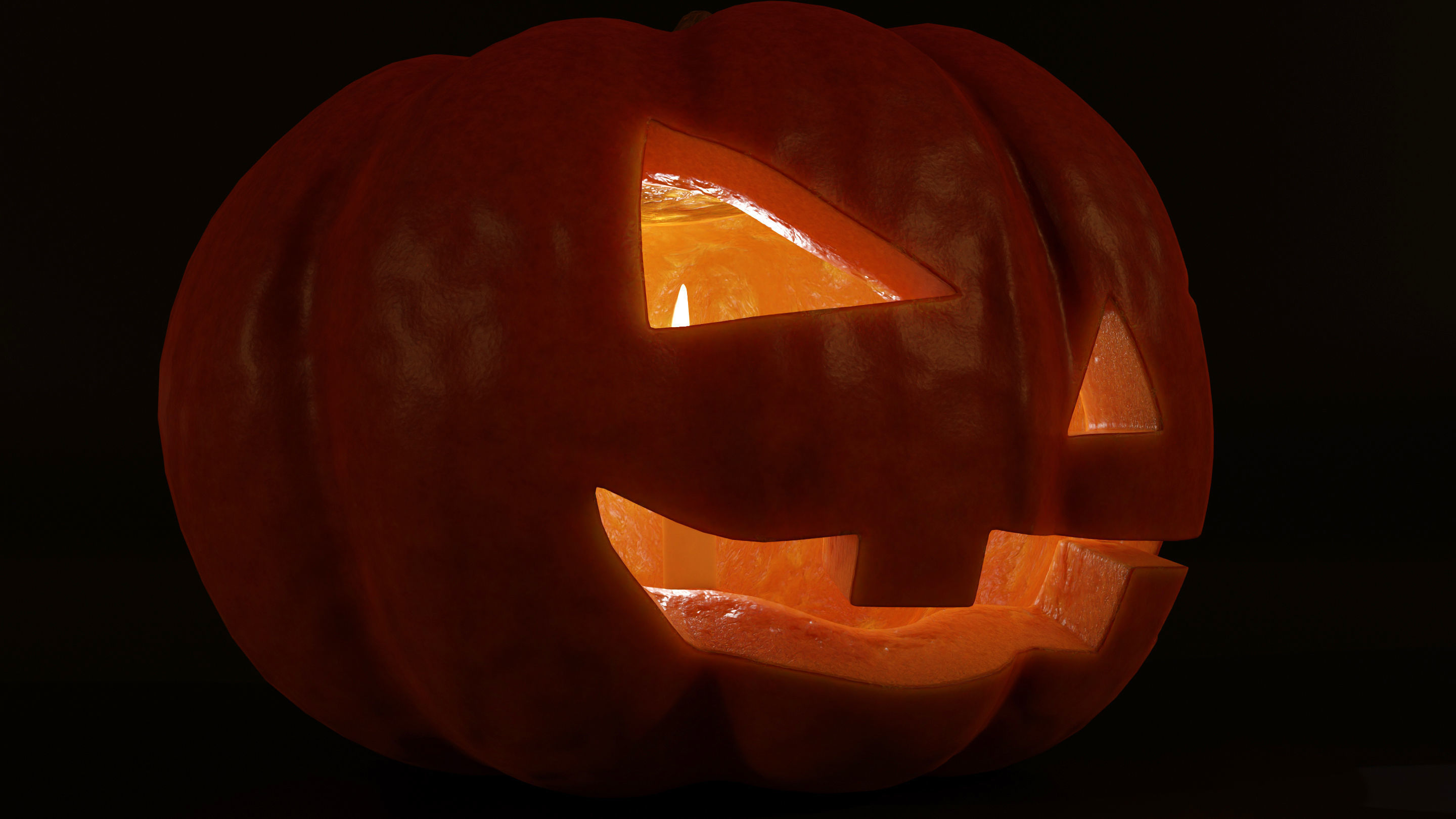 Halloween Pumpkin 3D model_13