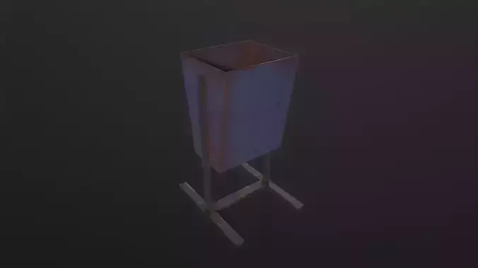Trash Can 3D Model