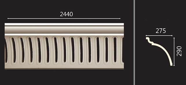 Decorative Ceilling Lighting Plaster 3D model