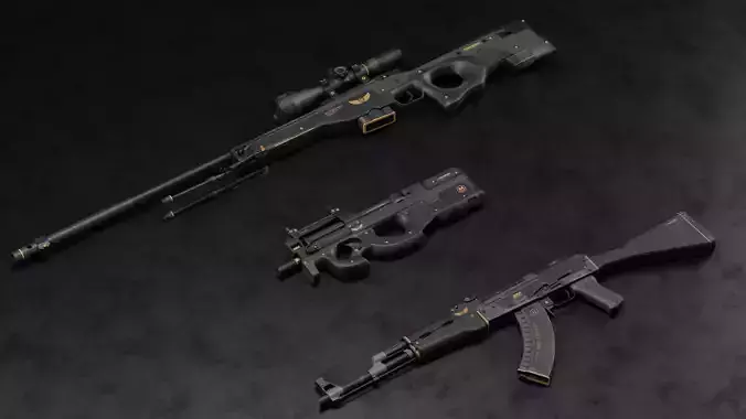 CS2 Elite Build Collection 3D model