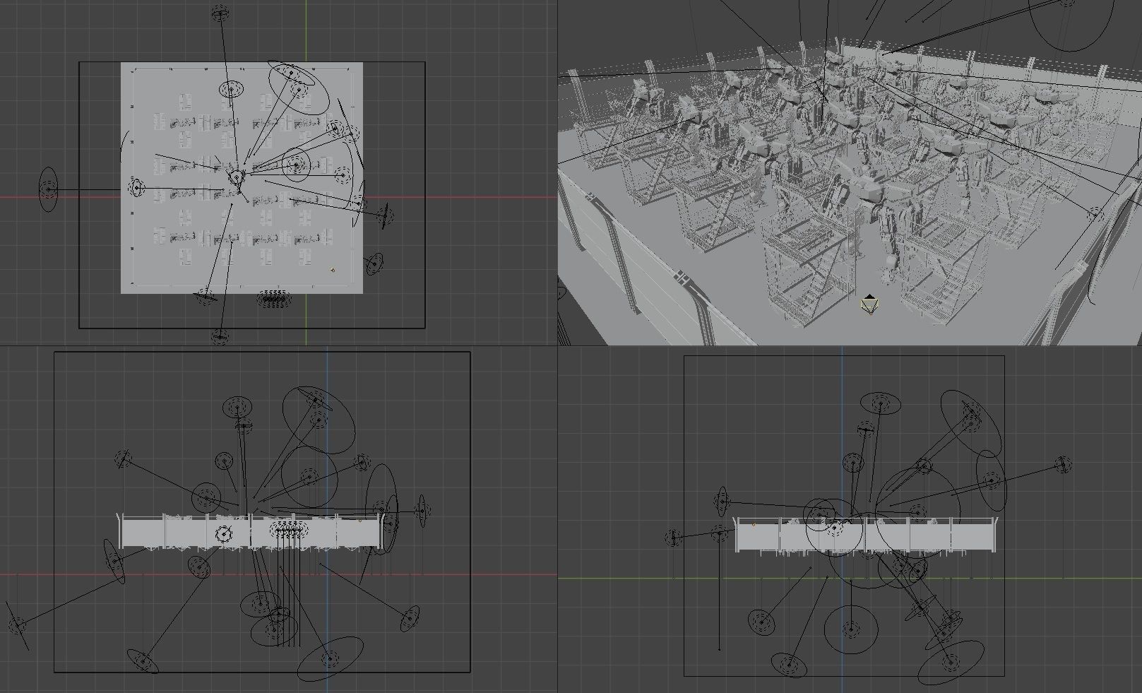 Mech Hangar VFX Low-poly 3D model_4