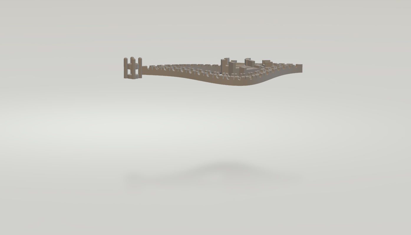 dangle earrings 3D print model_37