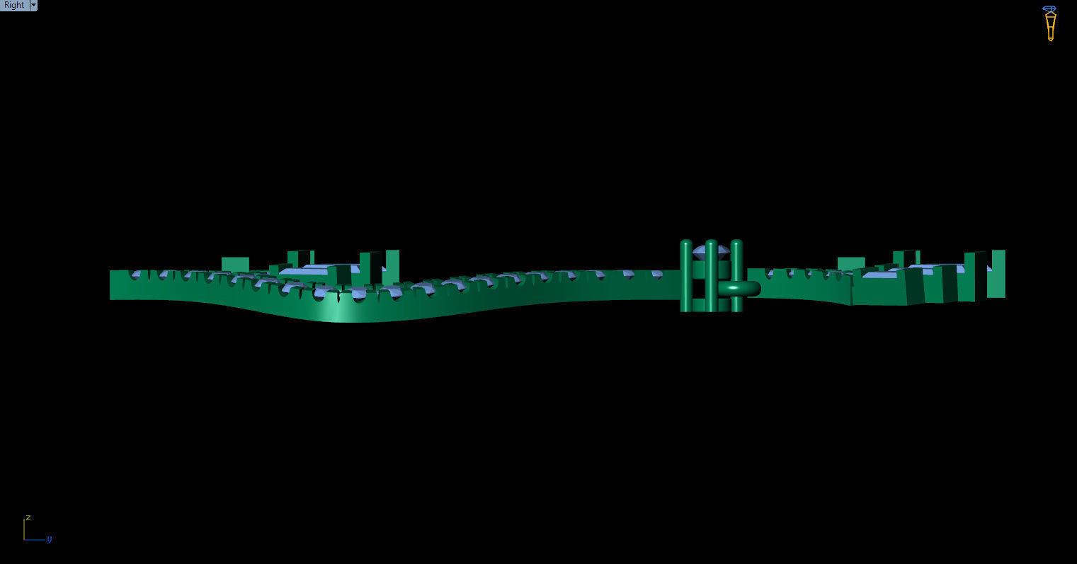 dangle earrings 3D print model_21