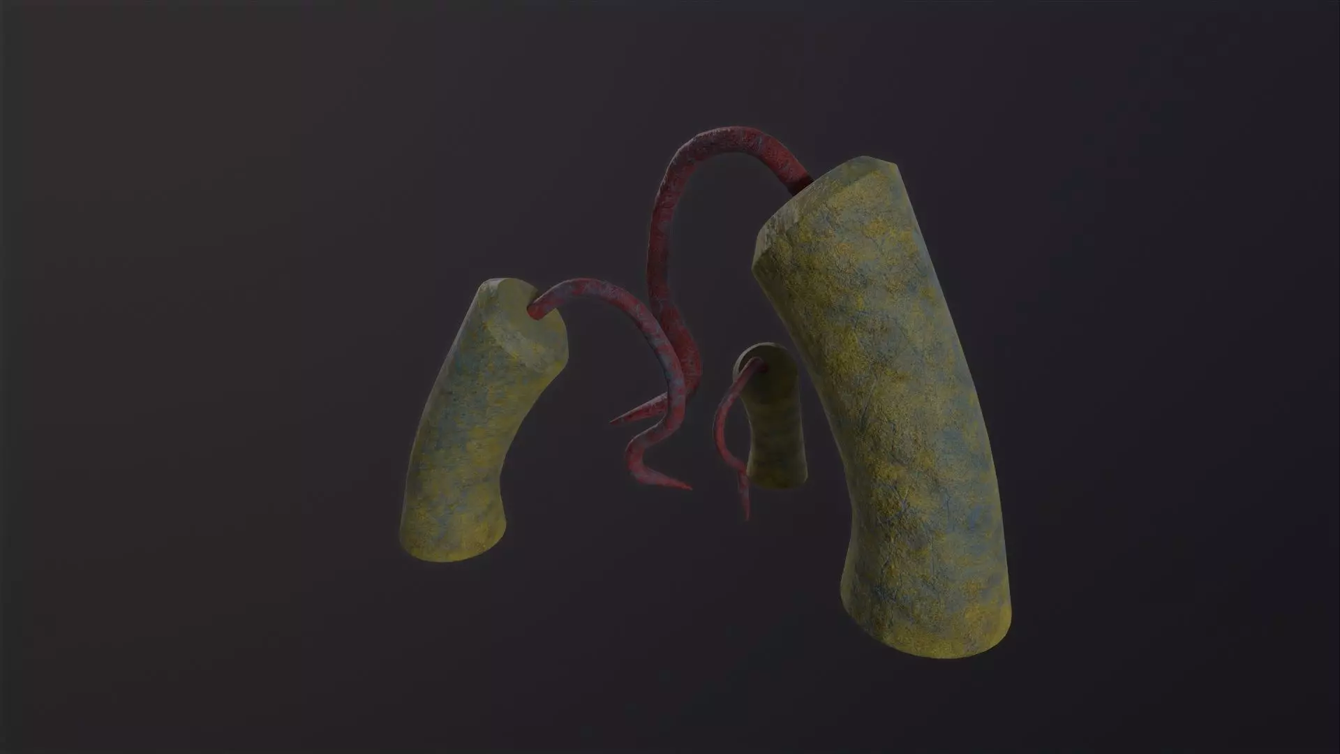 Alien Flora 3D Model Low-poly 3D model_0