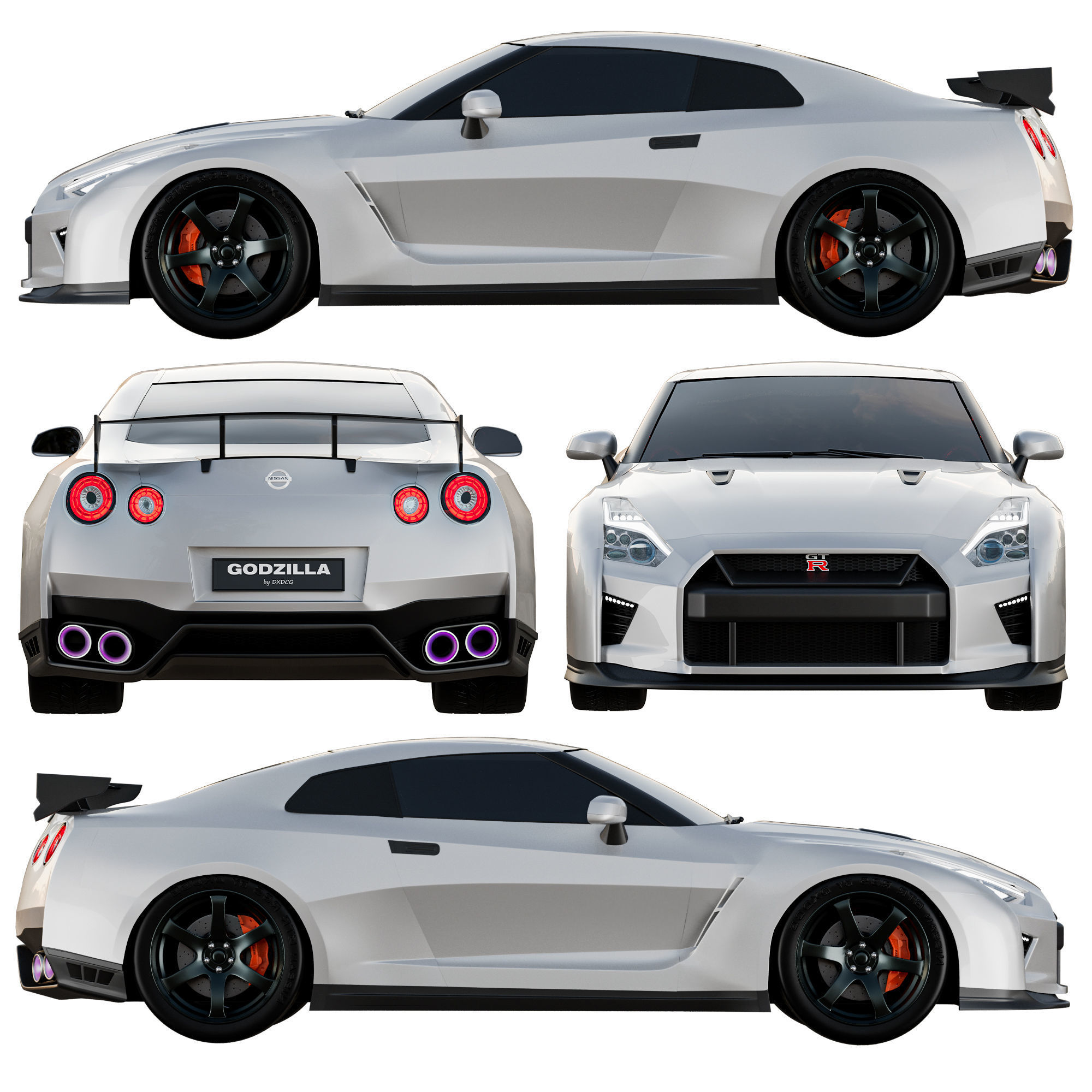 R35 Models Nissan GTR R35 Vray Corona 3D model | CGTrader