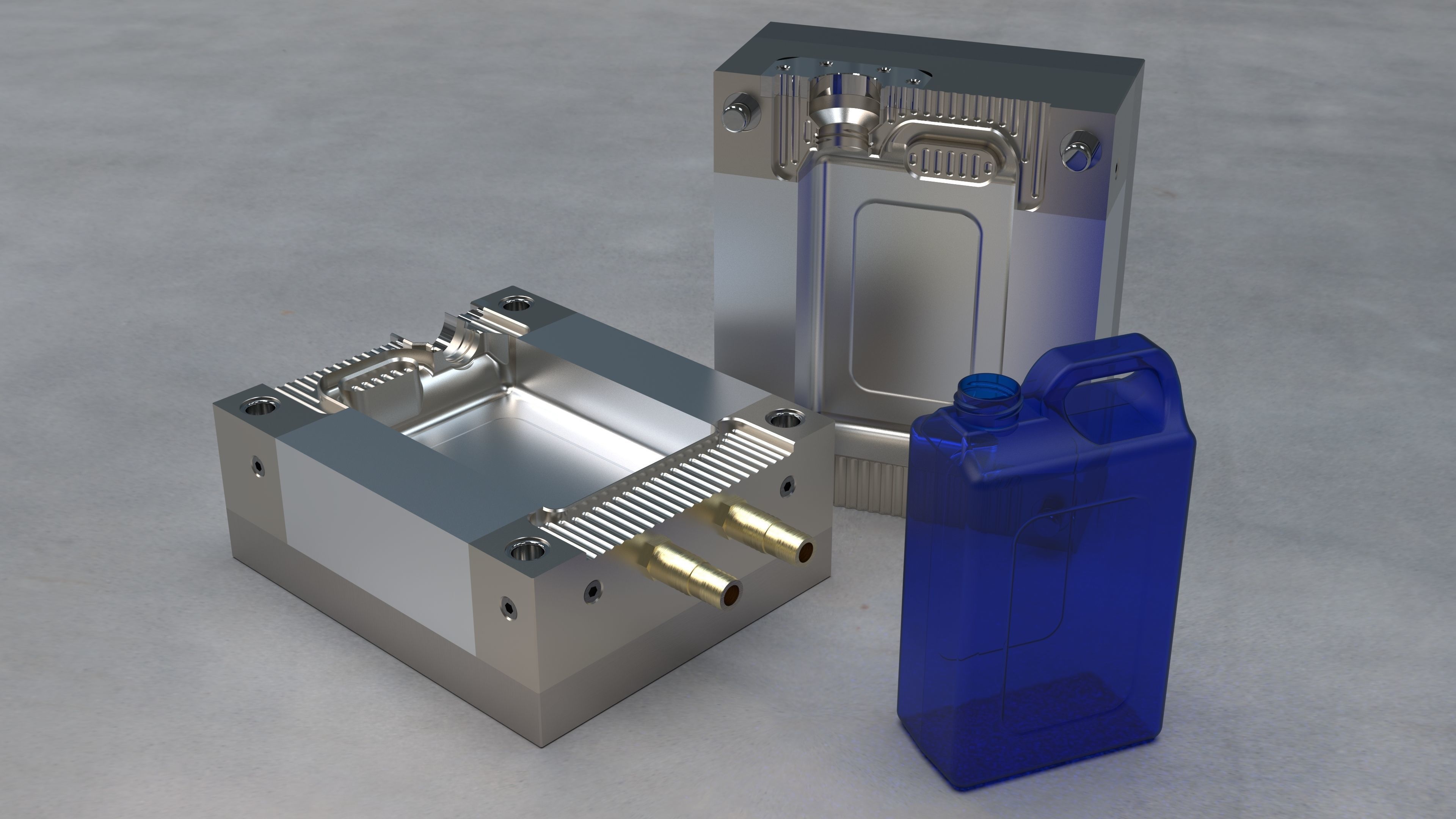 Gallon and Mold 4K 3D model_6