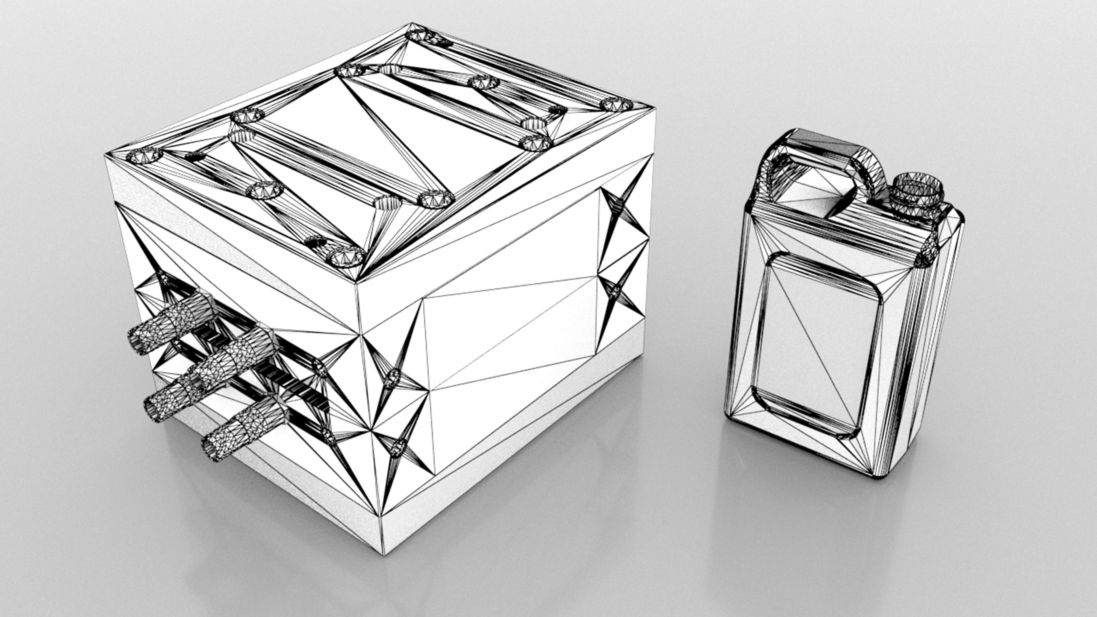 Gallon and Mold 4K 3D model_8