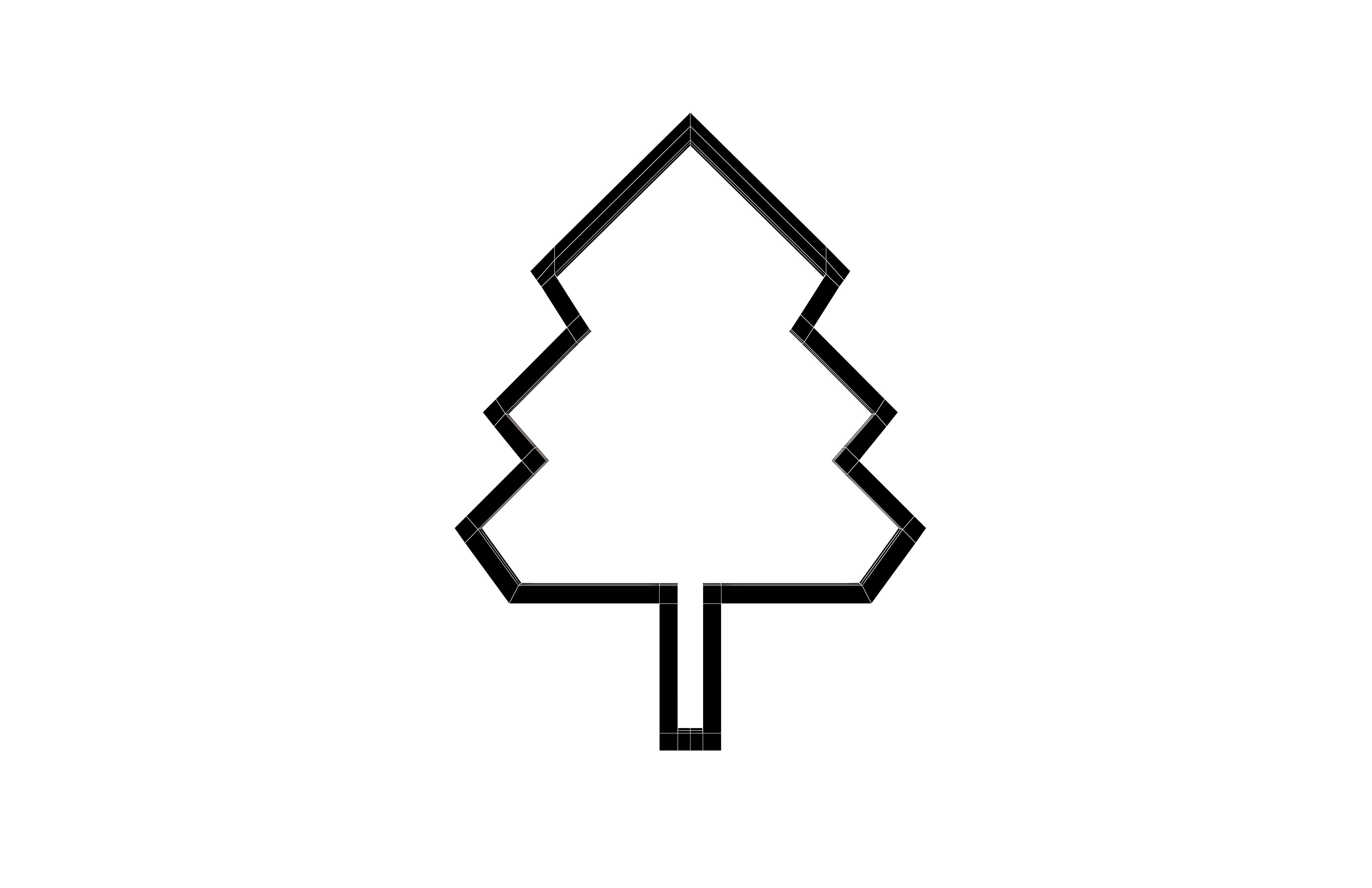 Tree Cookie Cutter v1 002 Low-poly 3D model_5