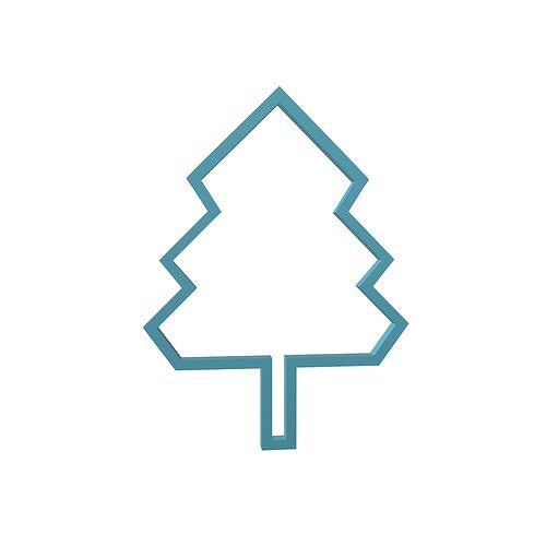 Tree Cookie Cutter v1 002 Low-poly 3D model