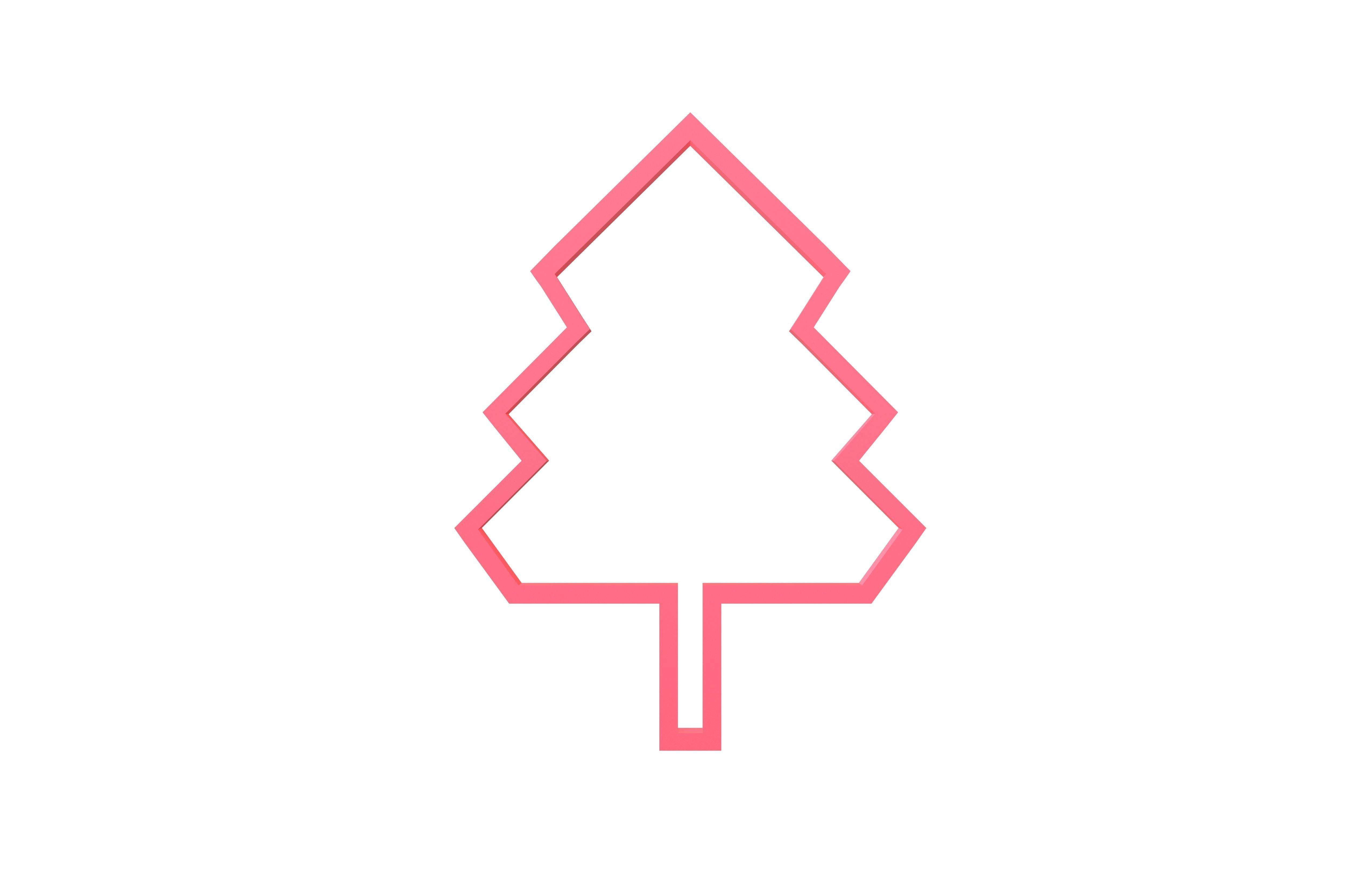 Tree Cookie Cutter v1 003 Low-poly 3D model_3