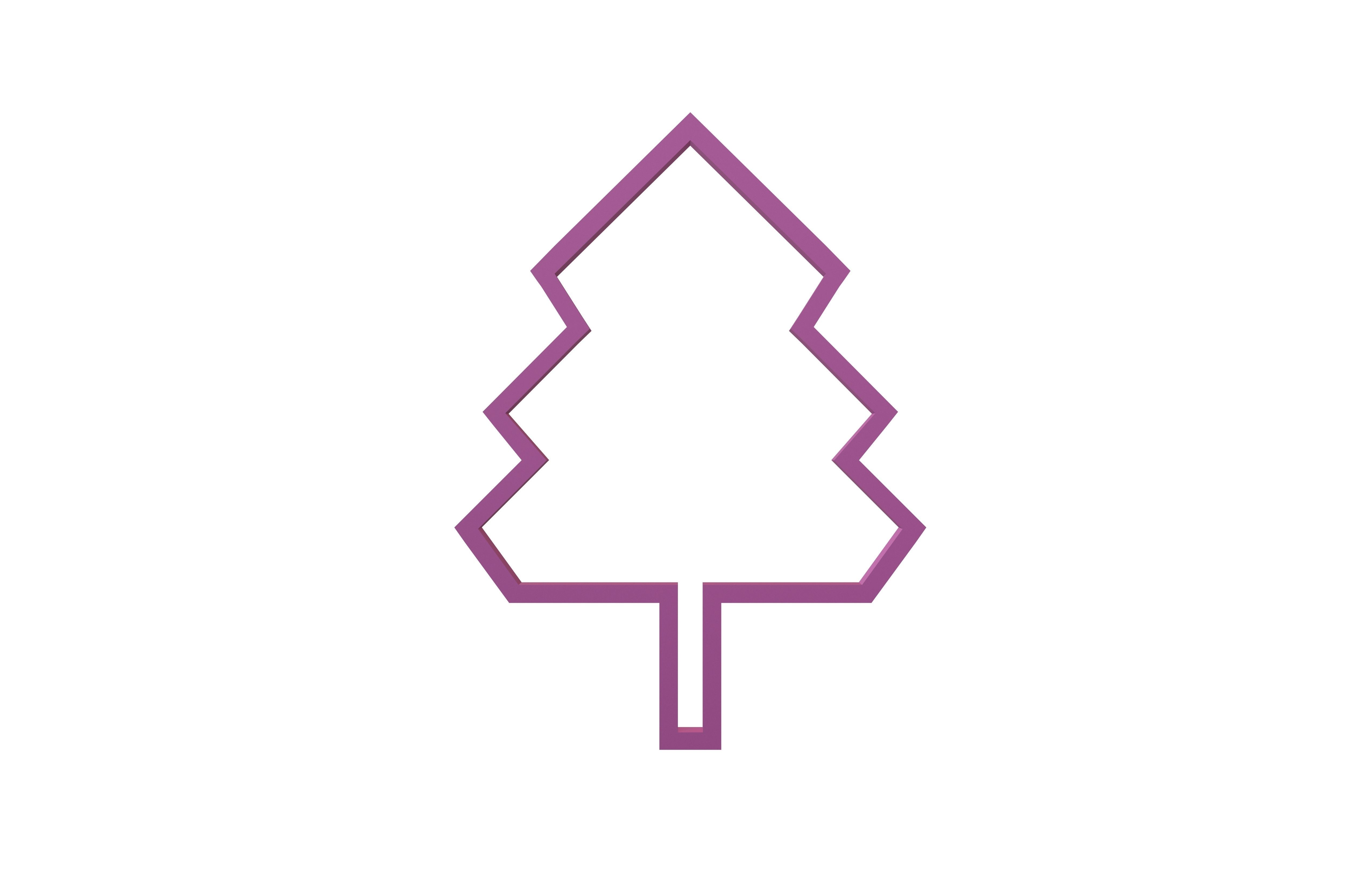 Tree Cookie Cutter v1 005 Low-poly 3D model_1