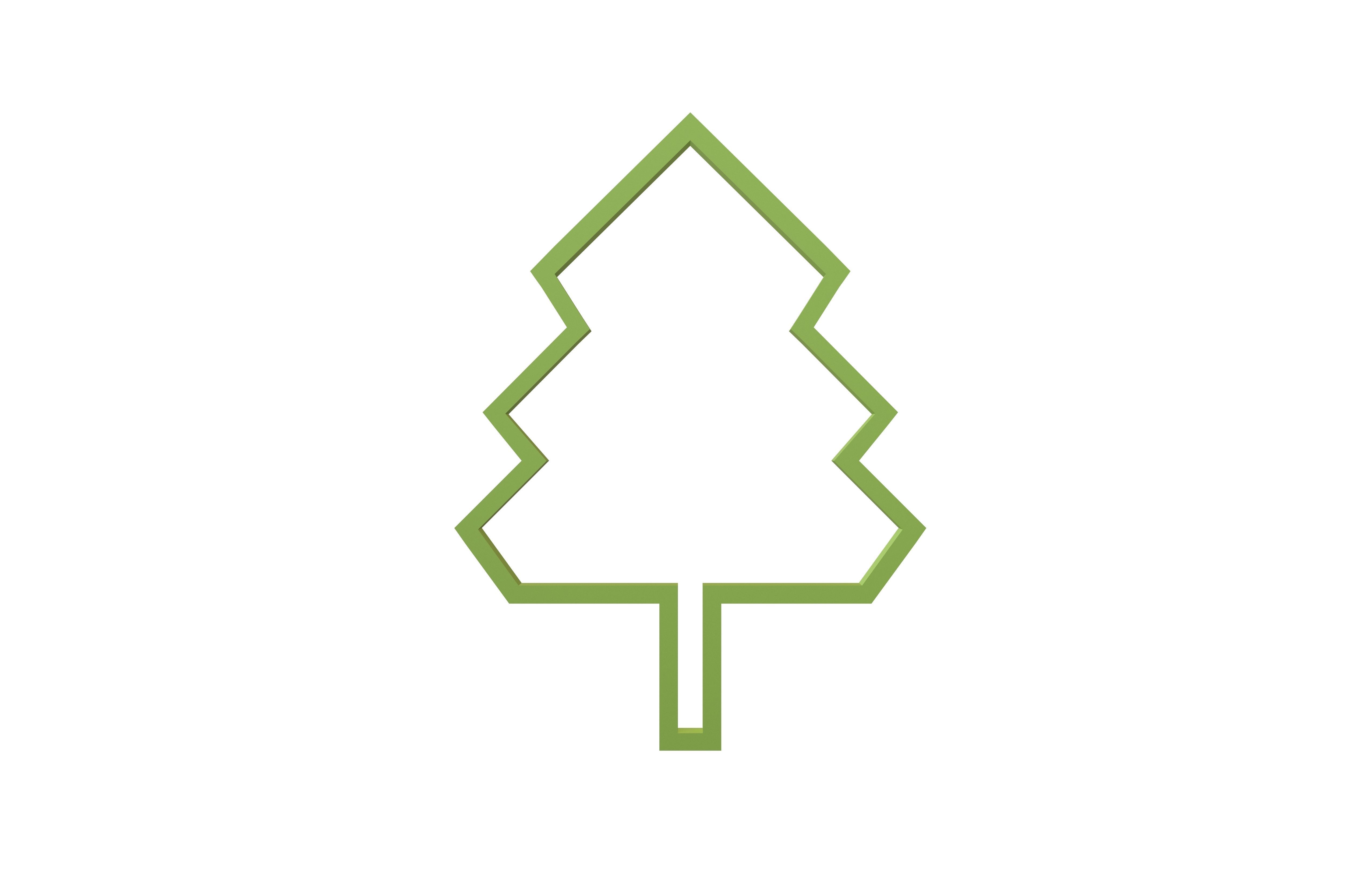 Tree Cookie Cutter v1 006 Low-poly 3D model_1