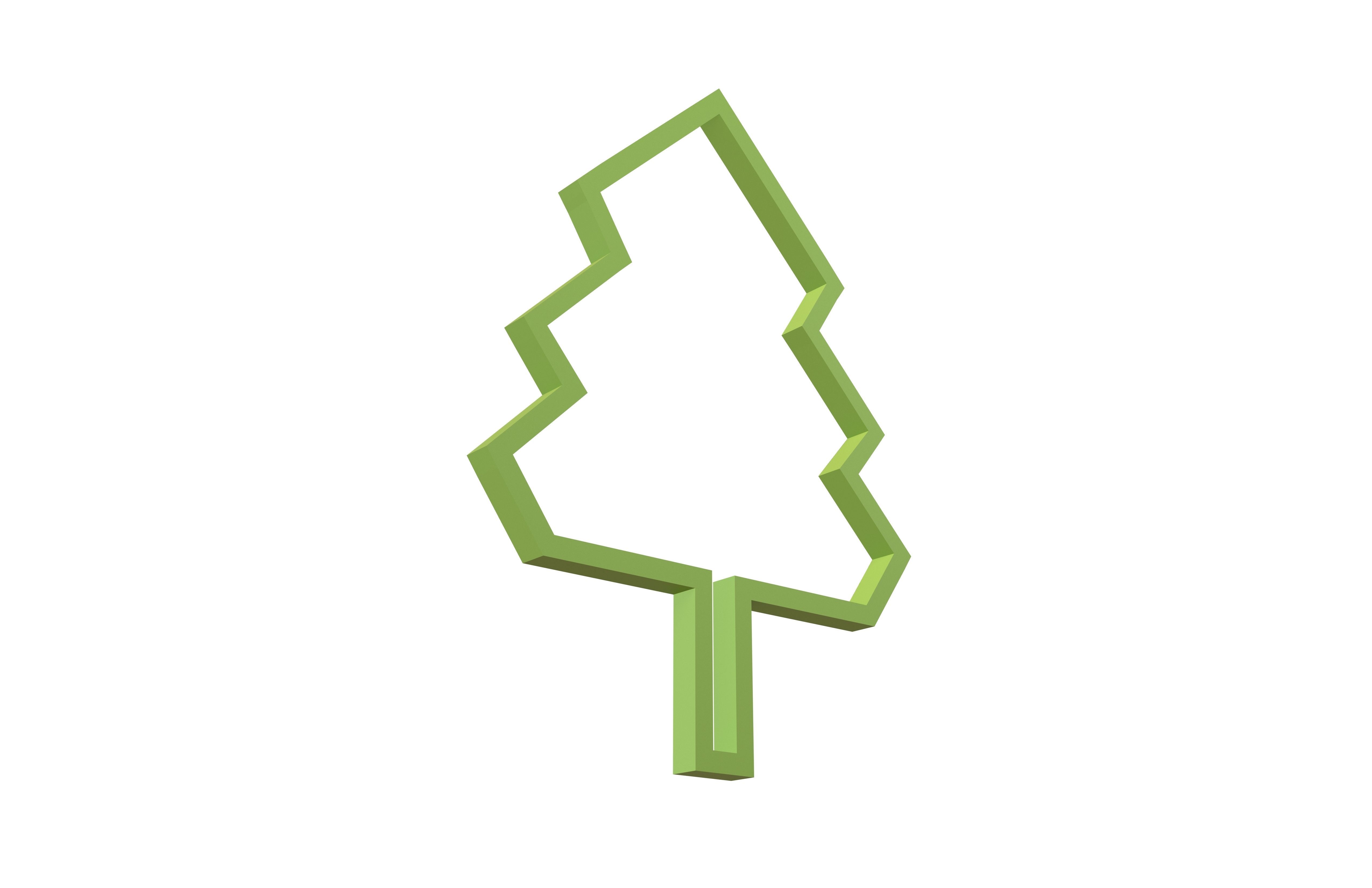 Tree Cookie Cutter v1 006 Low-poly 3D model_2