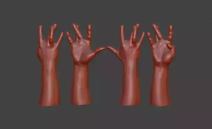 Westside sign  hand  3D print model