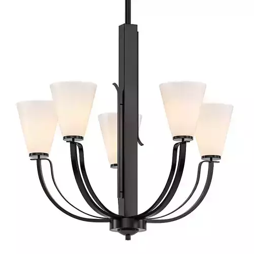 Mullican 5 Light Shaded Classic Traditional