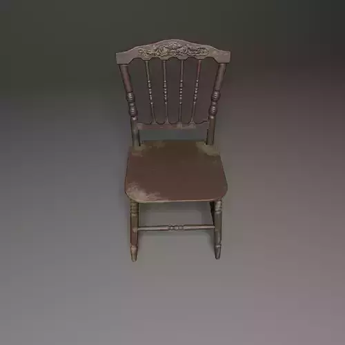 Game-ready Chair mid-poly 