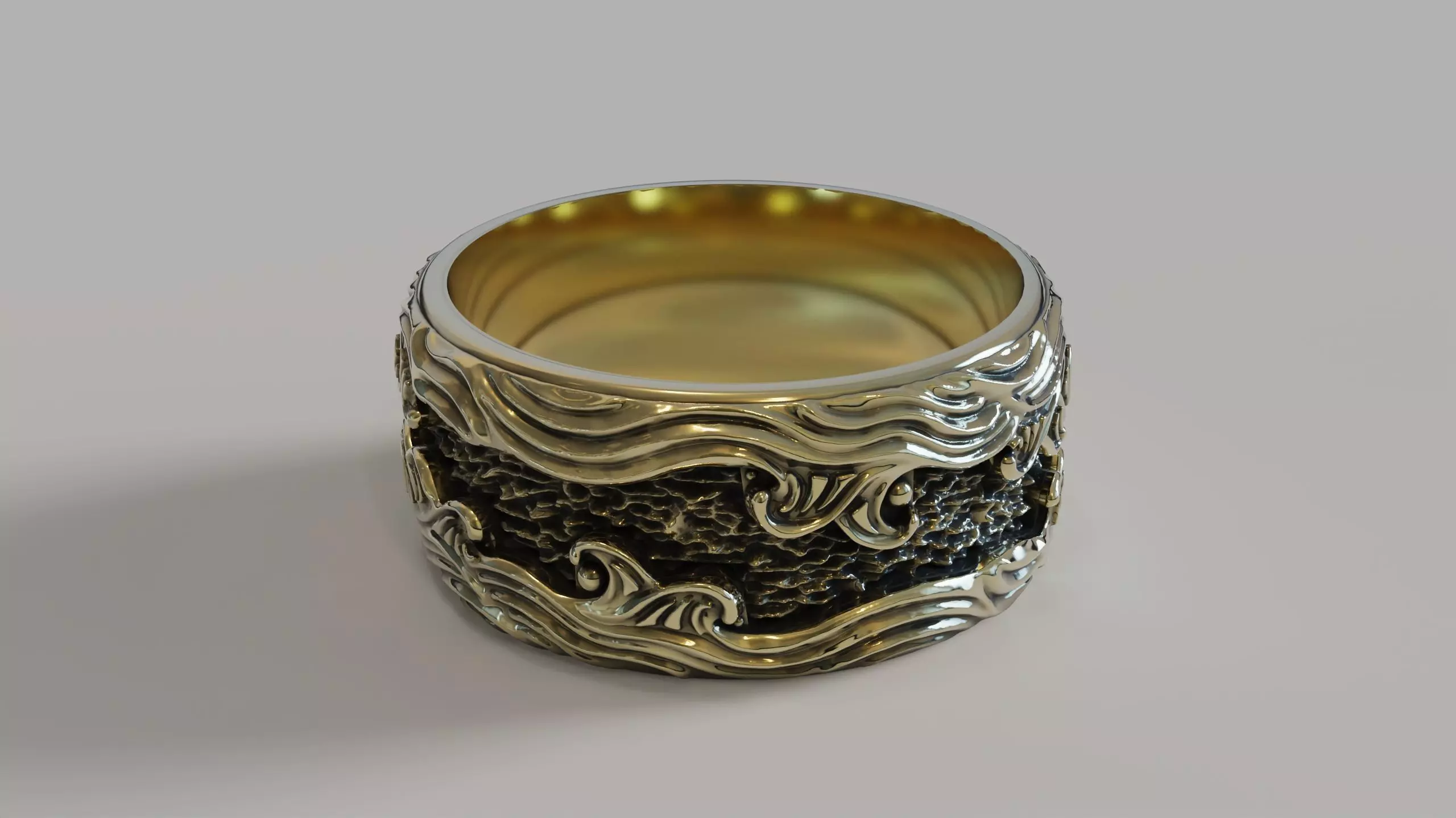 ring waves 3D print model