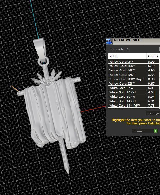 cross 3D print model_3