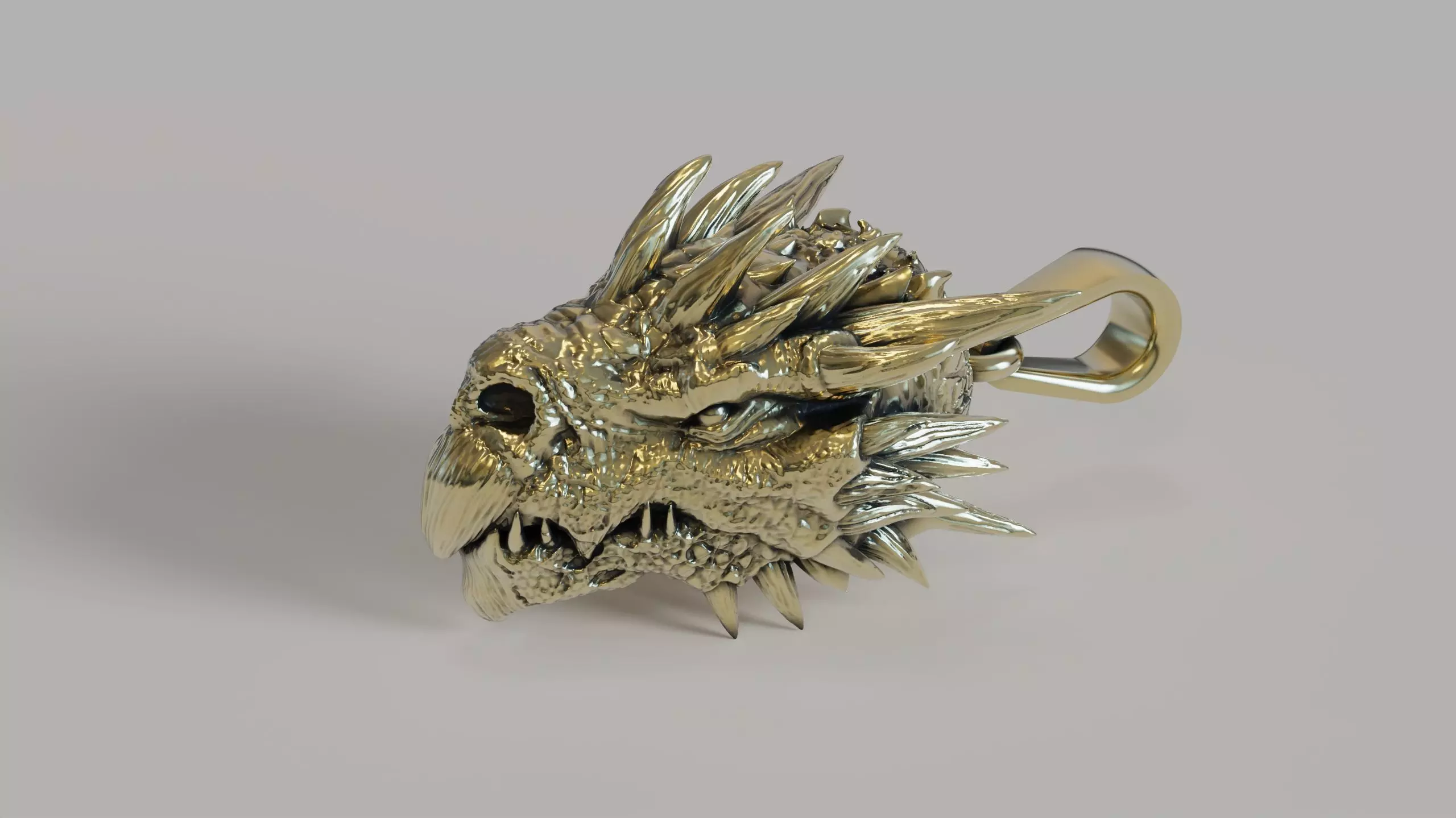 Dragon pendant 3D print model