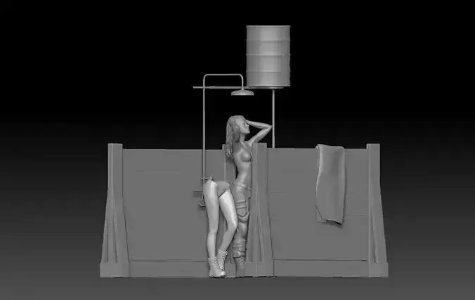 MILITARY girlfriend TAKE A SHOWER