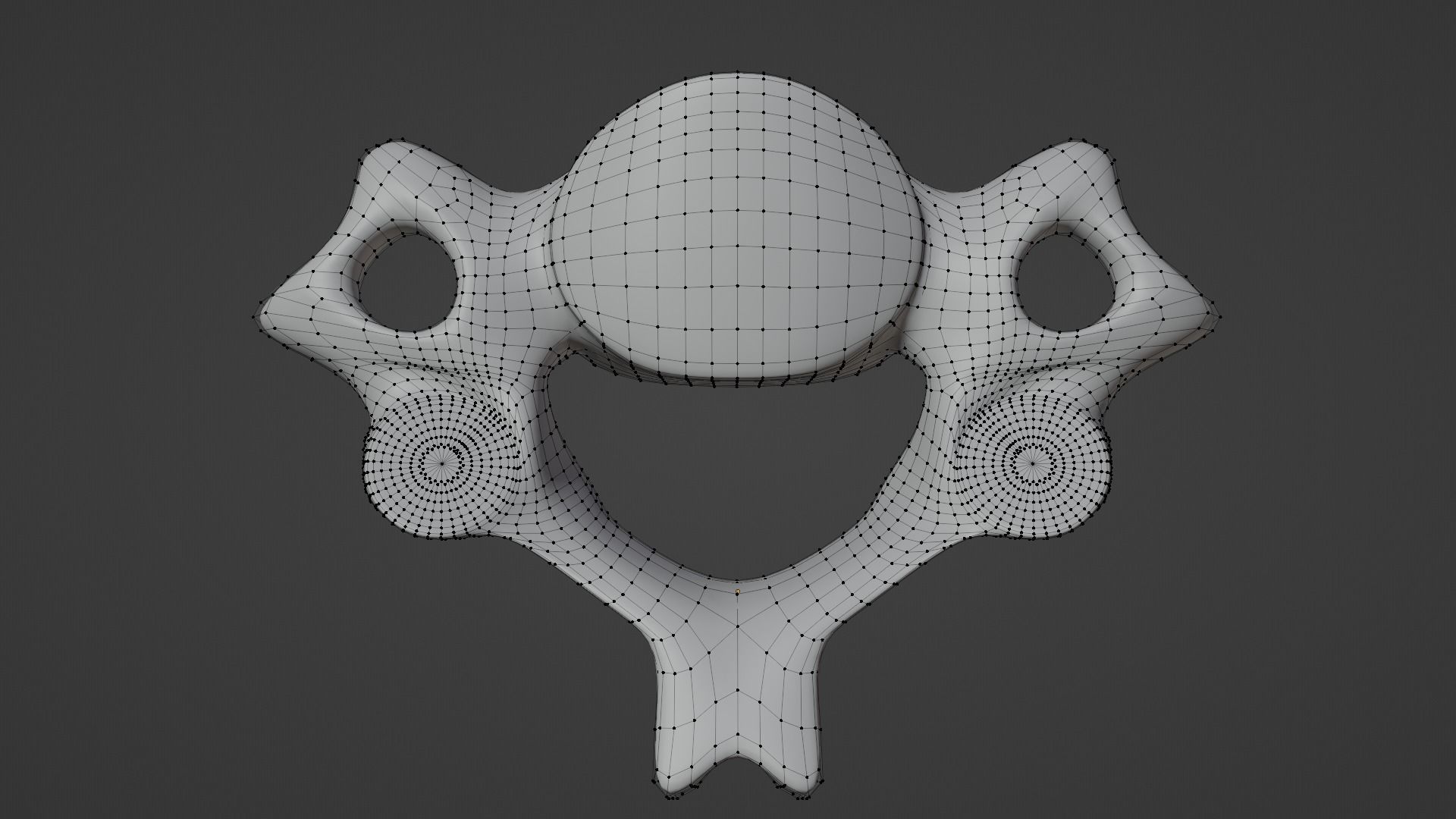 The Fourth Cervical Vertebra 3D model_11